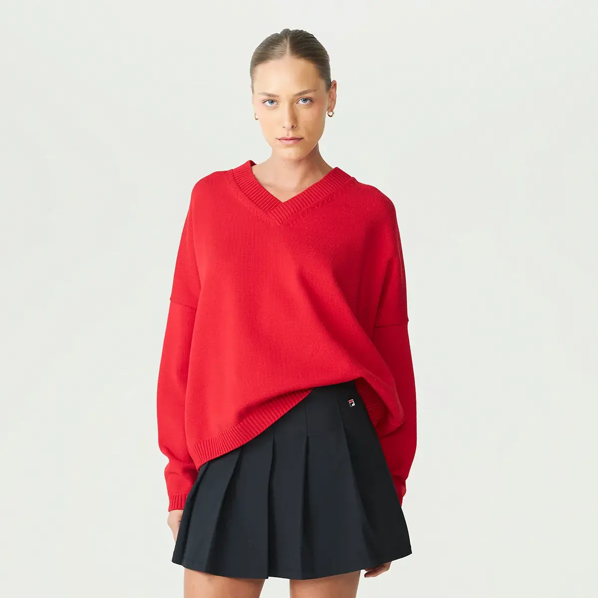 CASACO FEMININO FILA OVER V NECK AG - tamanho U