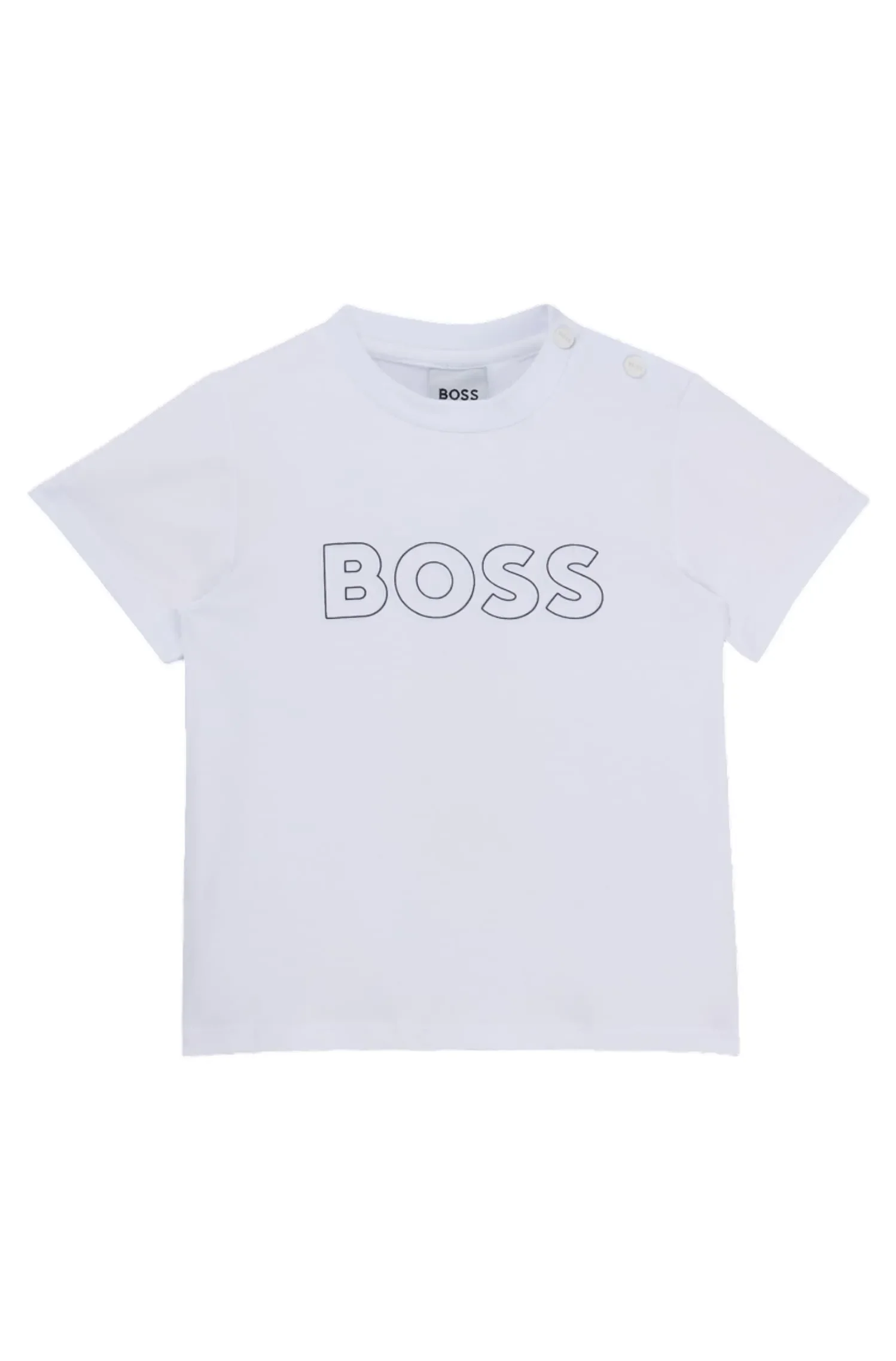 Camiseta Infantil De Algodão Com Estampa De Logo — imagem 1