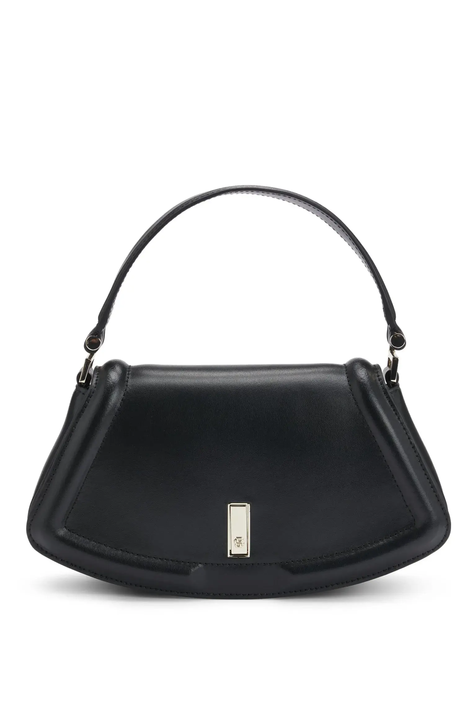 Bolsa A Tiracolo De Couro Ariell Com Monograma Double B