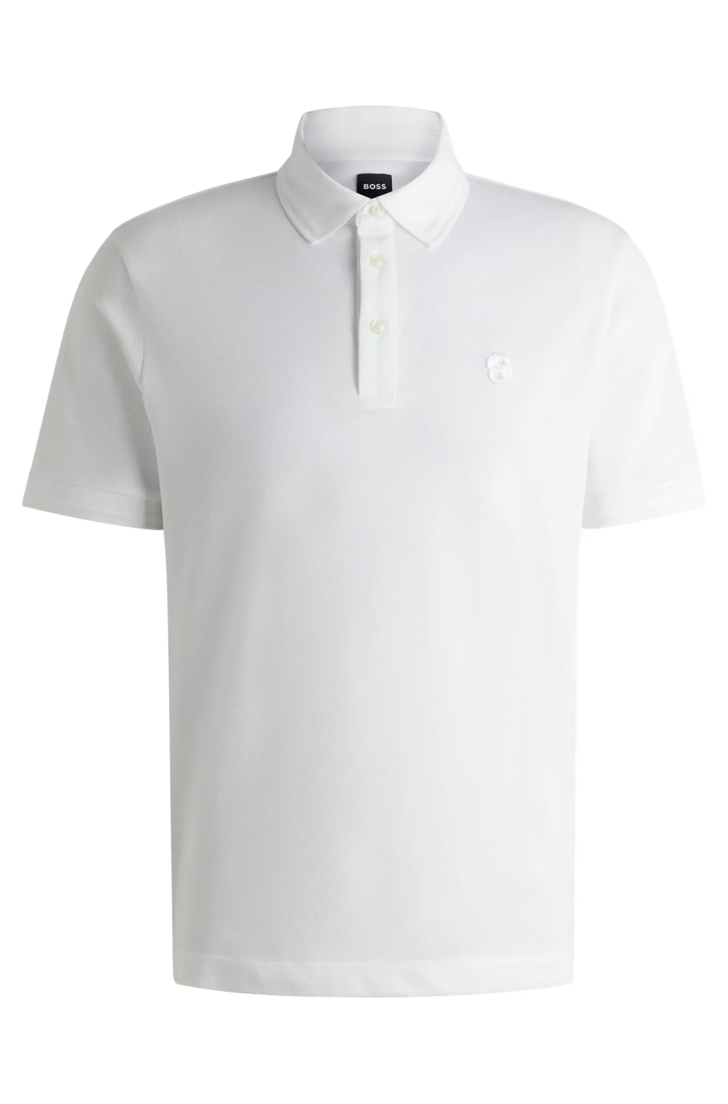 Polo De Algodão Piqué Com Monograma Double B — imagem 1