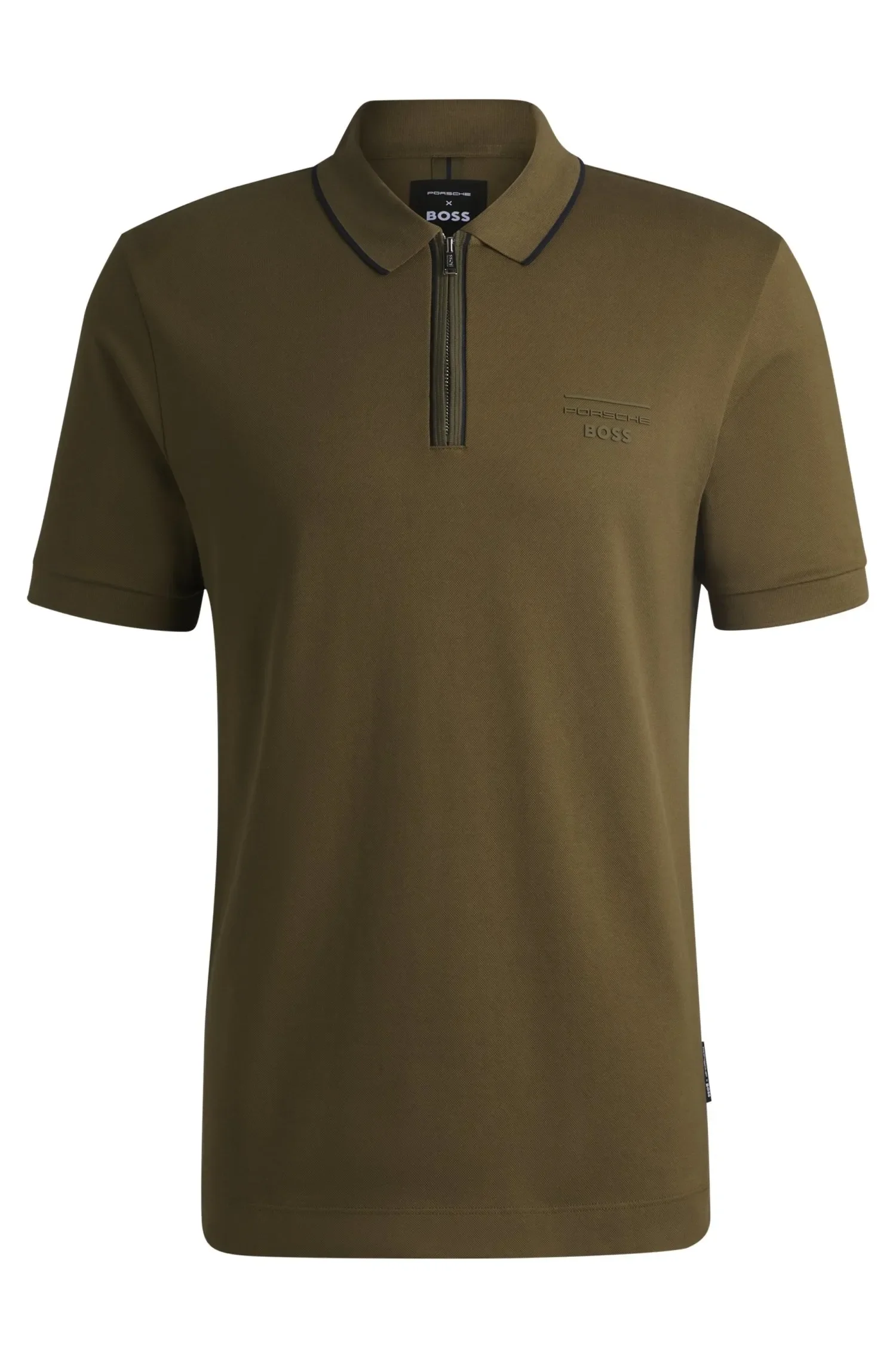 Polo De Algodão Elástico Porsche X BOSS — imagem 1