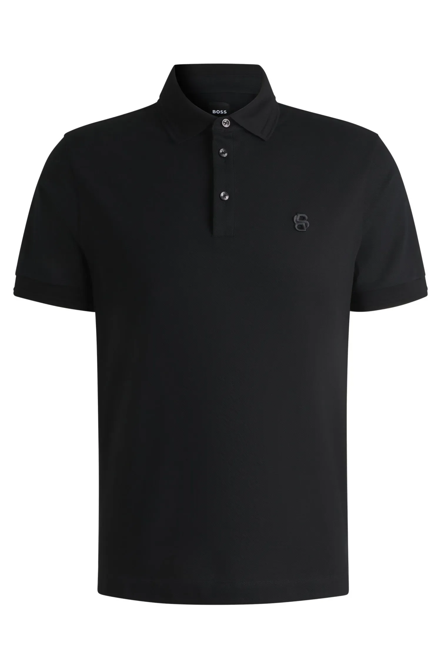 Polo De Algodão Piqué Com Monograma Double B — imagem 1