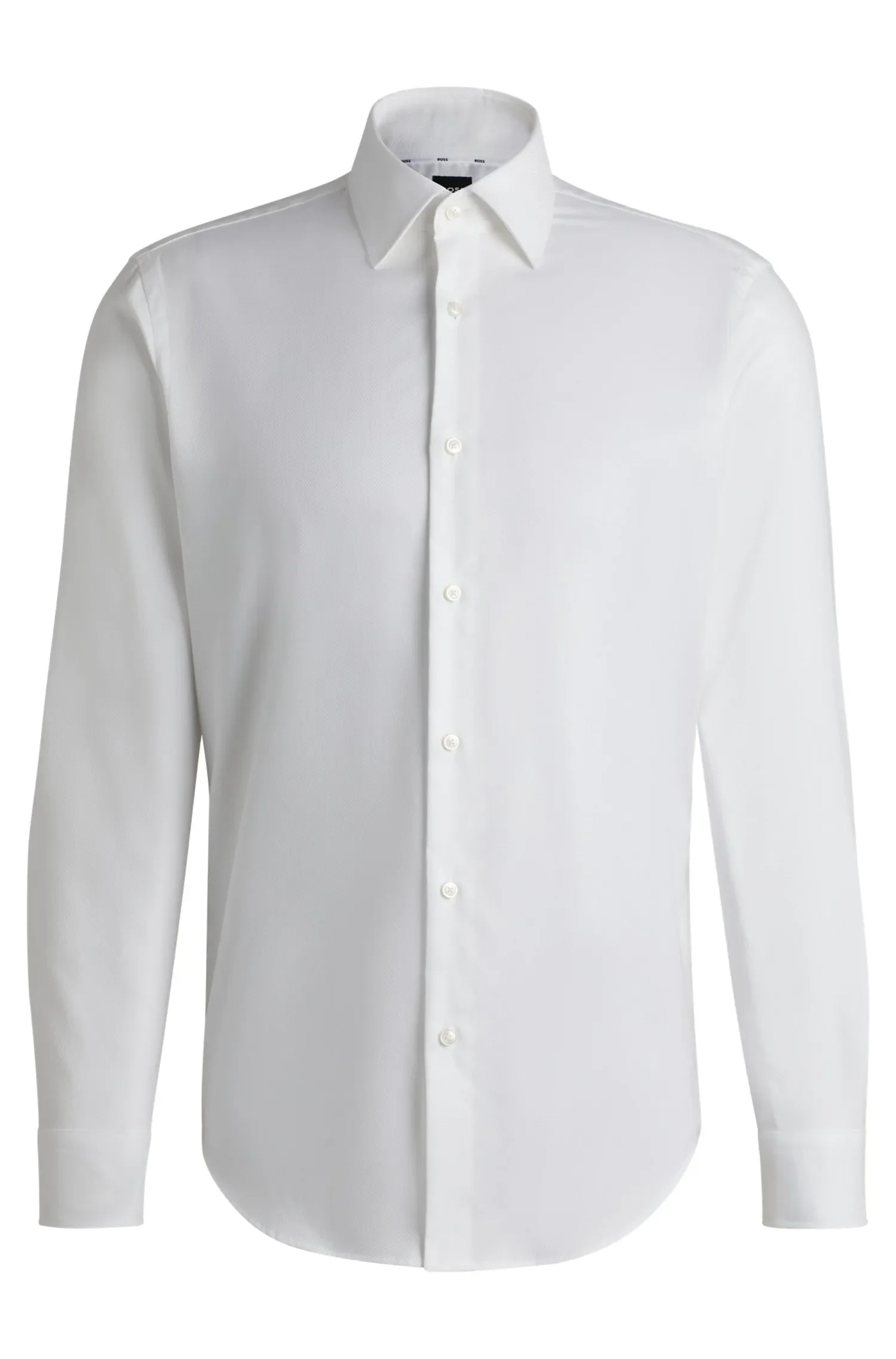 Camisa Regular Fit Em Algodão Estruturado — imagem 1