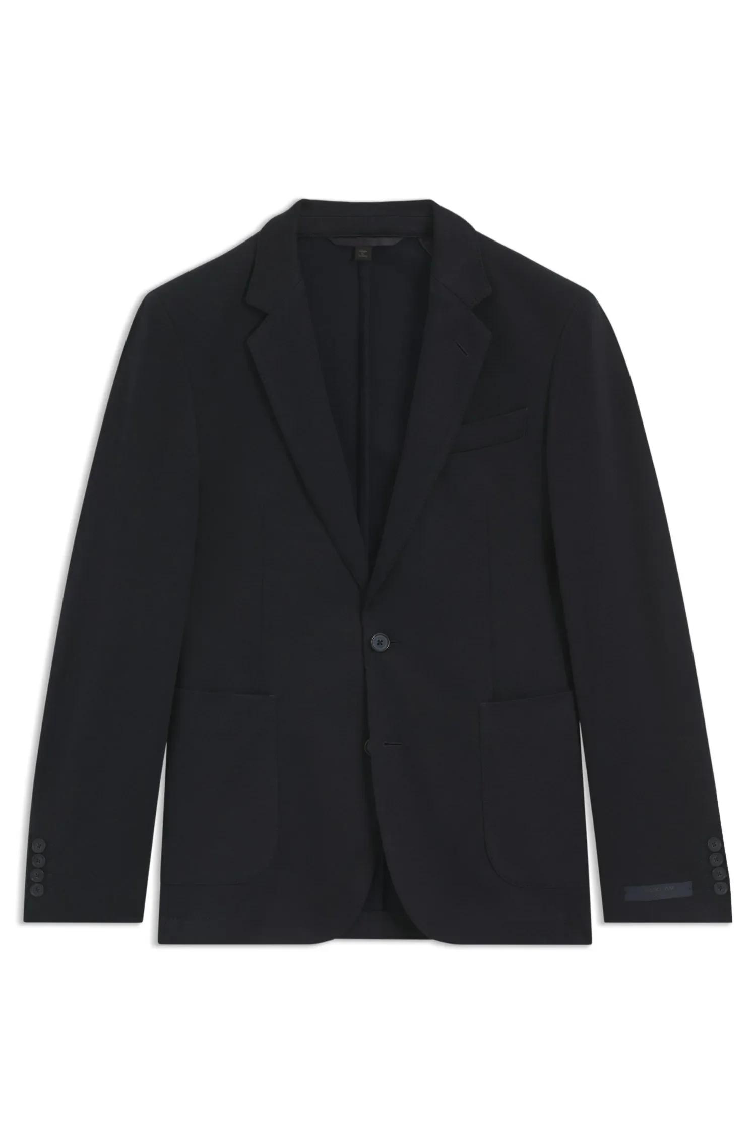 Blazer BOSS By Beckham Em Algodão De Efeito Melange — imagem 1