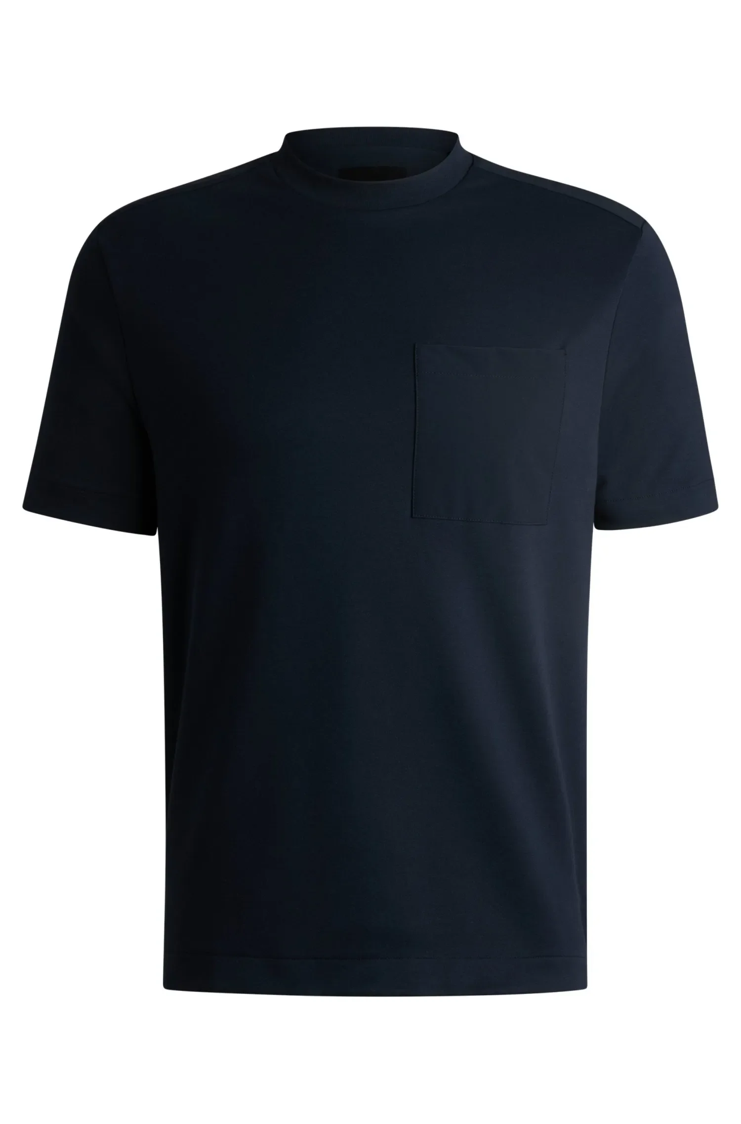 Camiseta De Algodão Misturado Com Acabamentos Tonais — imagem 1