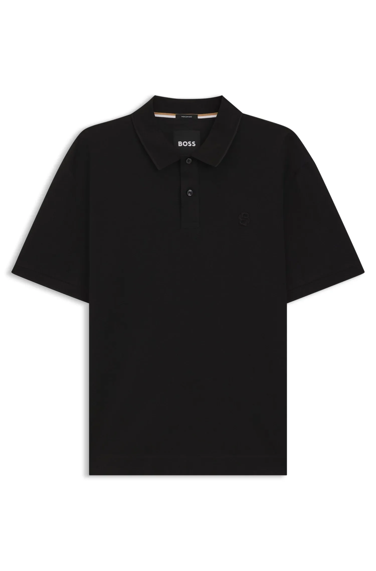 Polo Em Piqué De Algodão Com Monograma Double B — imagem 1