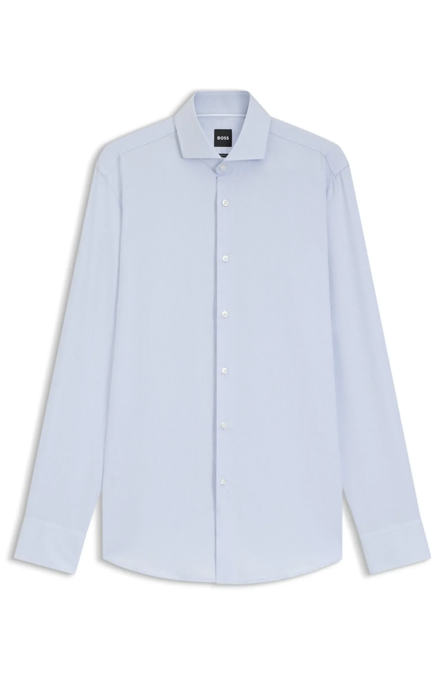 Camisa Slim Fit Em Algodão Estruturado — imagem 1