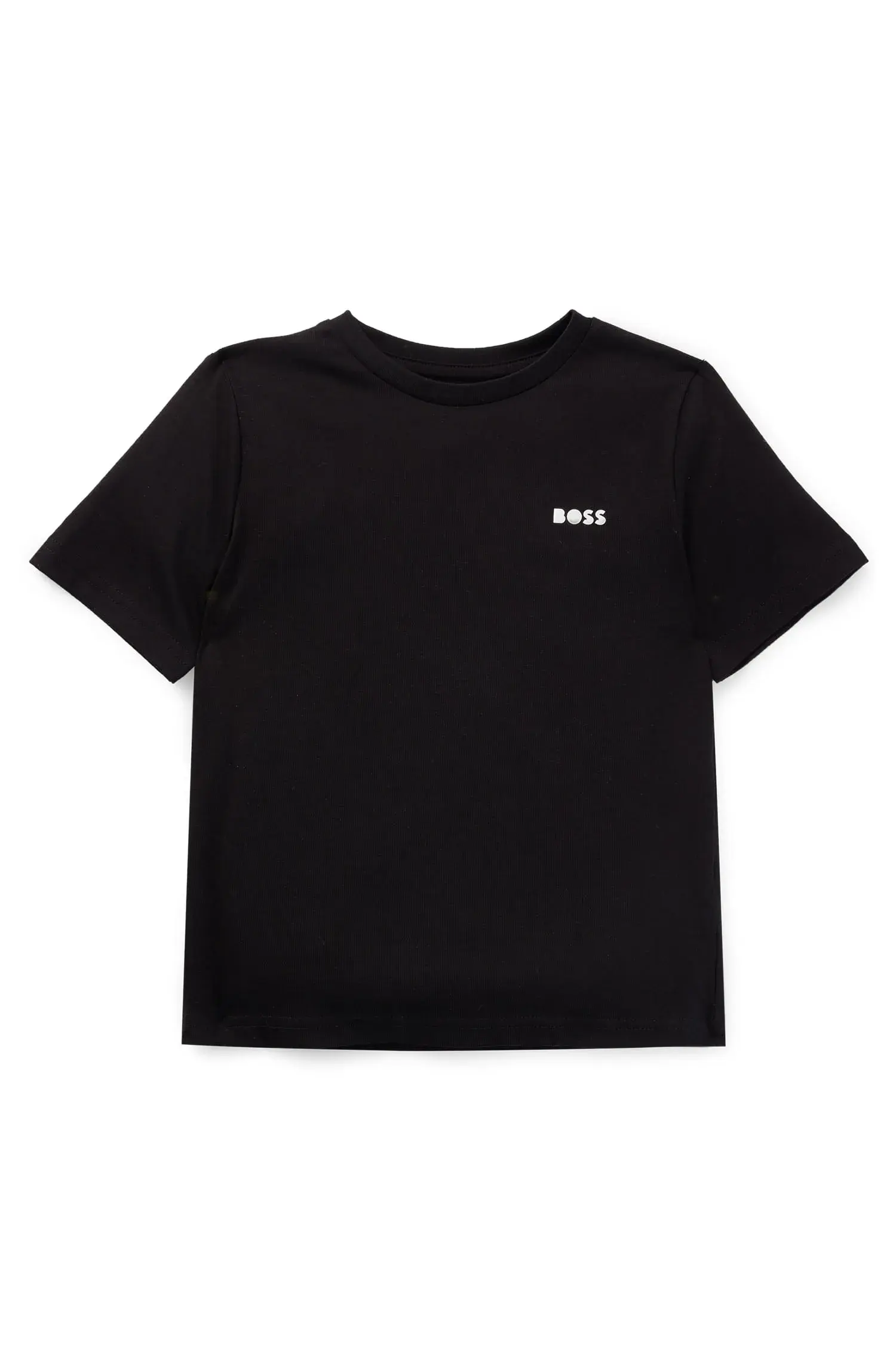Camiseta Infantil De ajuste Regular Em Algodão Com Logo Estampado