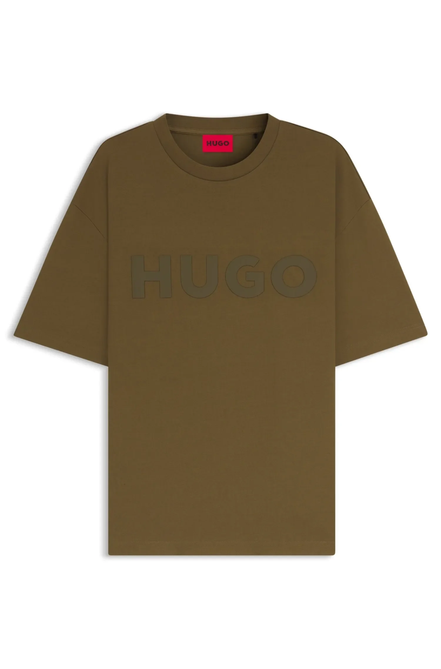Camiseta De Algodão Oversized Com Logo Decorativo — imagem 1