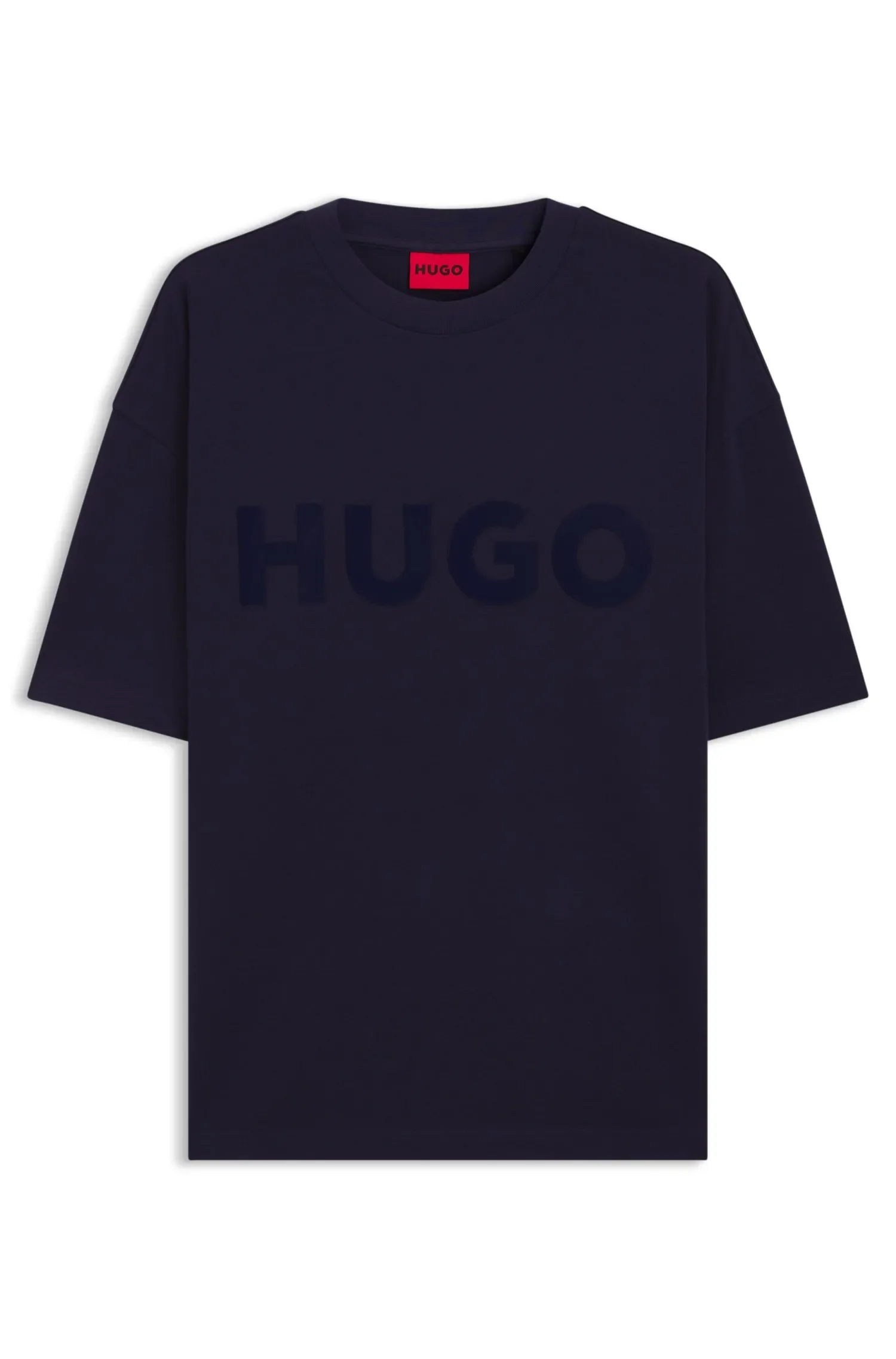 Camiseta De Algodão Oversized Com Logo Decorativo — imagem 1