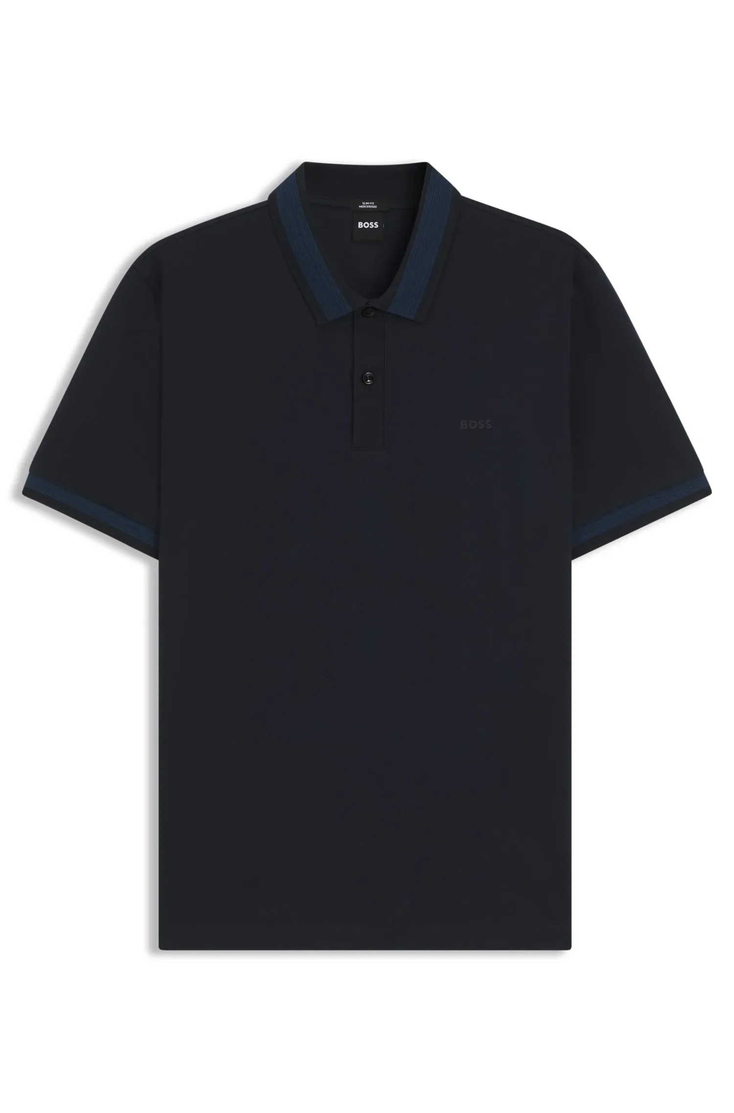 Polo Slim Fit Em Algodão Mercerizado — imagem 1
