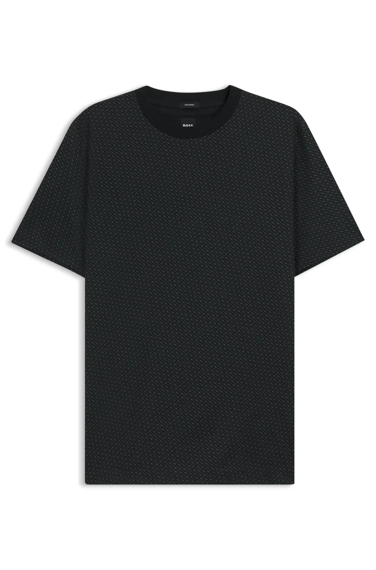 Camiseta De Algodão Mercerizado Com Monogramas — imagem 1