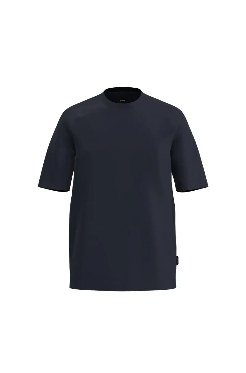 Camiseta Regular Fit Em Tecido Mercerizado Elástico