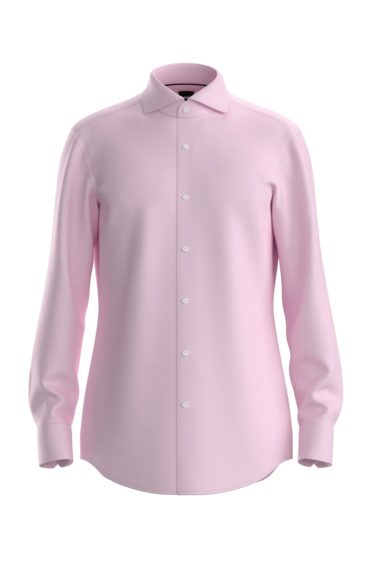 Camisa Slim Fit Em Sarja De Algodão — imagem 1