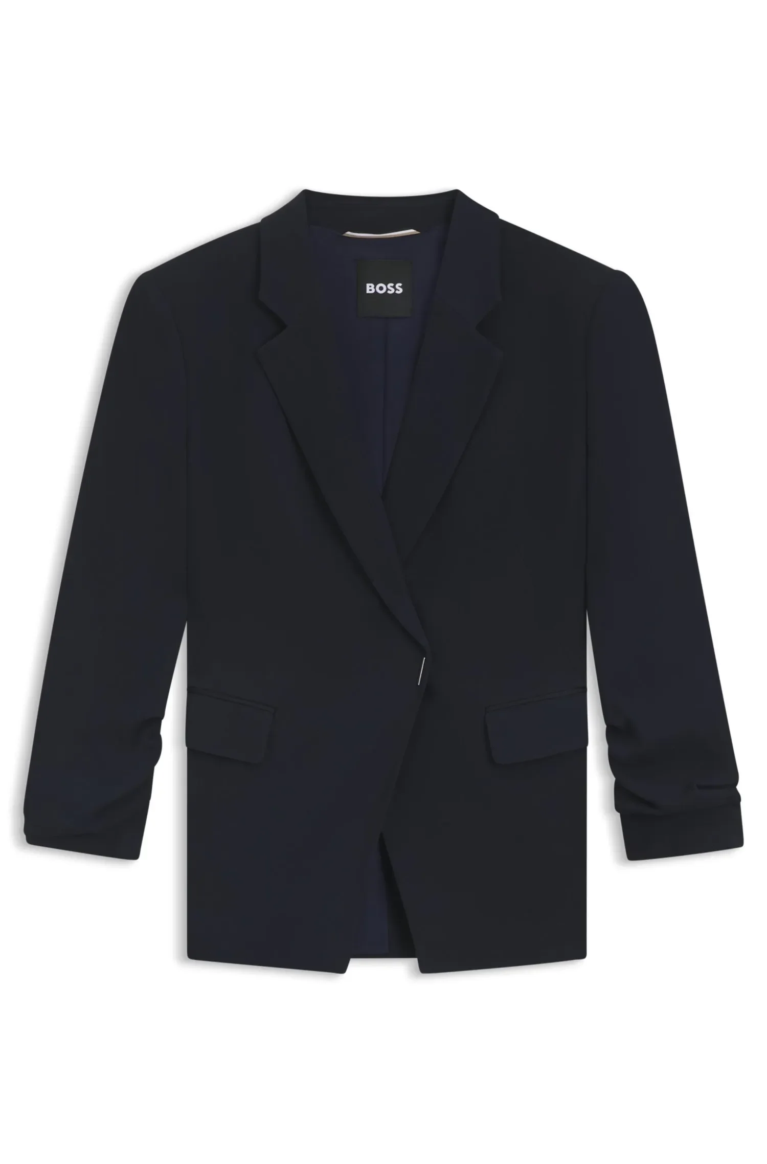 Blazer De Ajuste Slim Com Fecho De Pressão — imagem 1