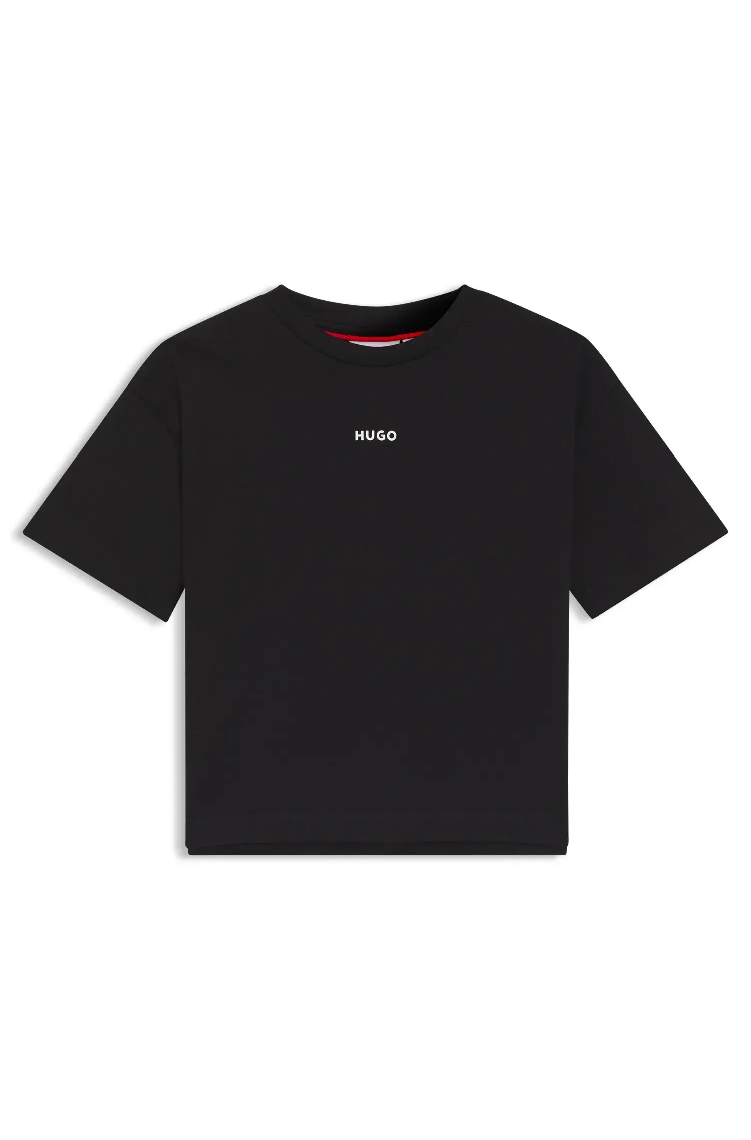 Camiseta Infantil Em Algodão Com Estampado De Logo