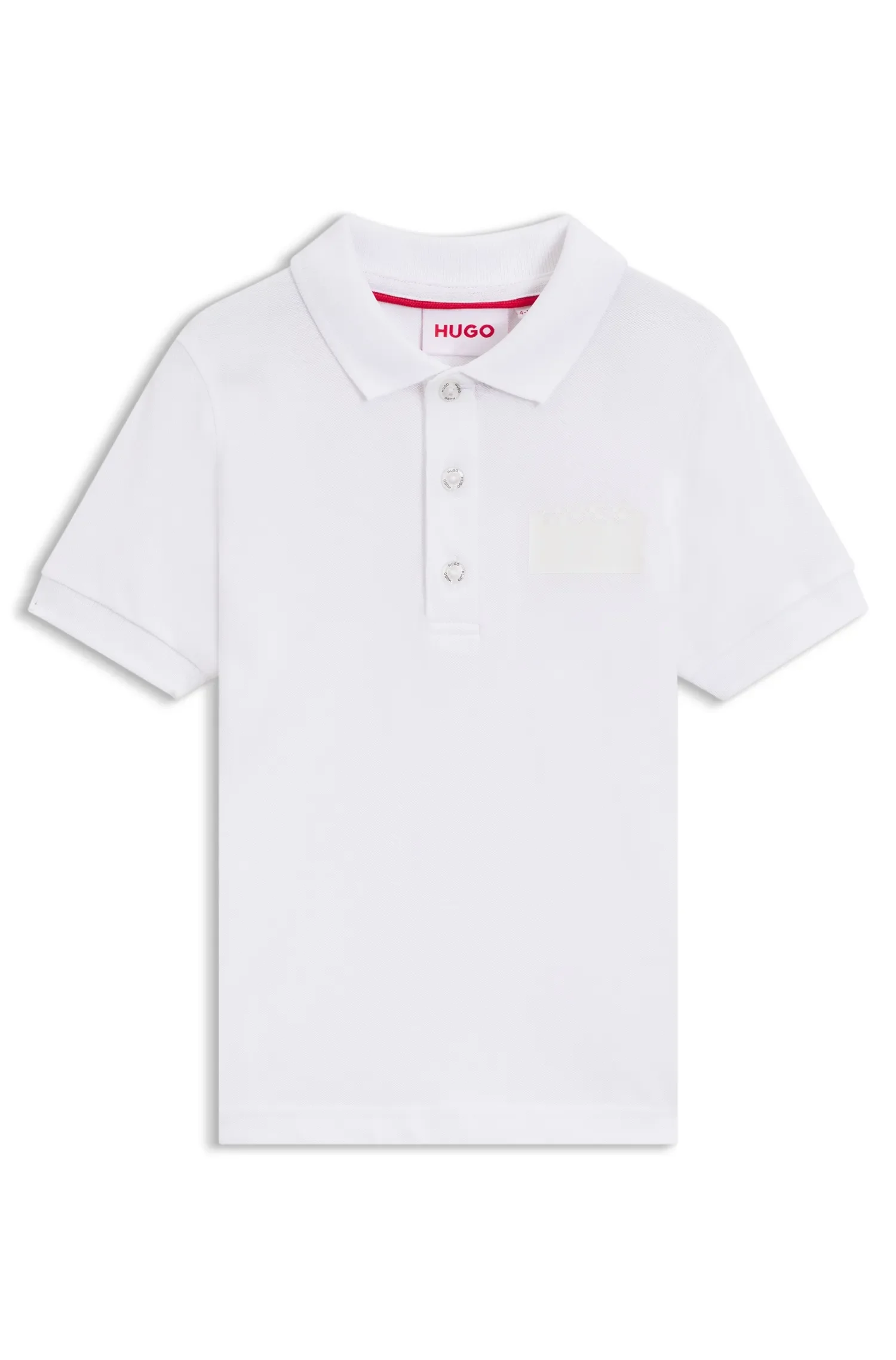 Polo Infantil Em Algodão Elástico Com Logo — imagem 1