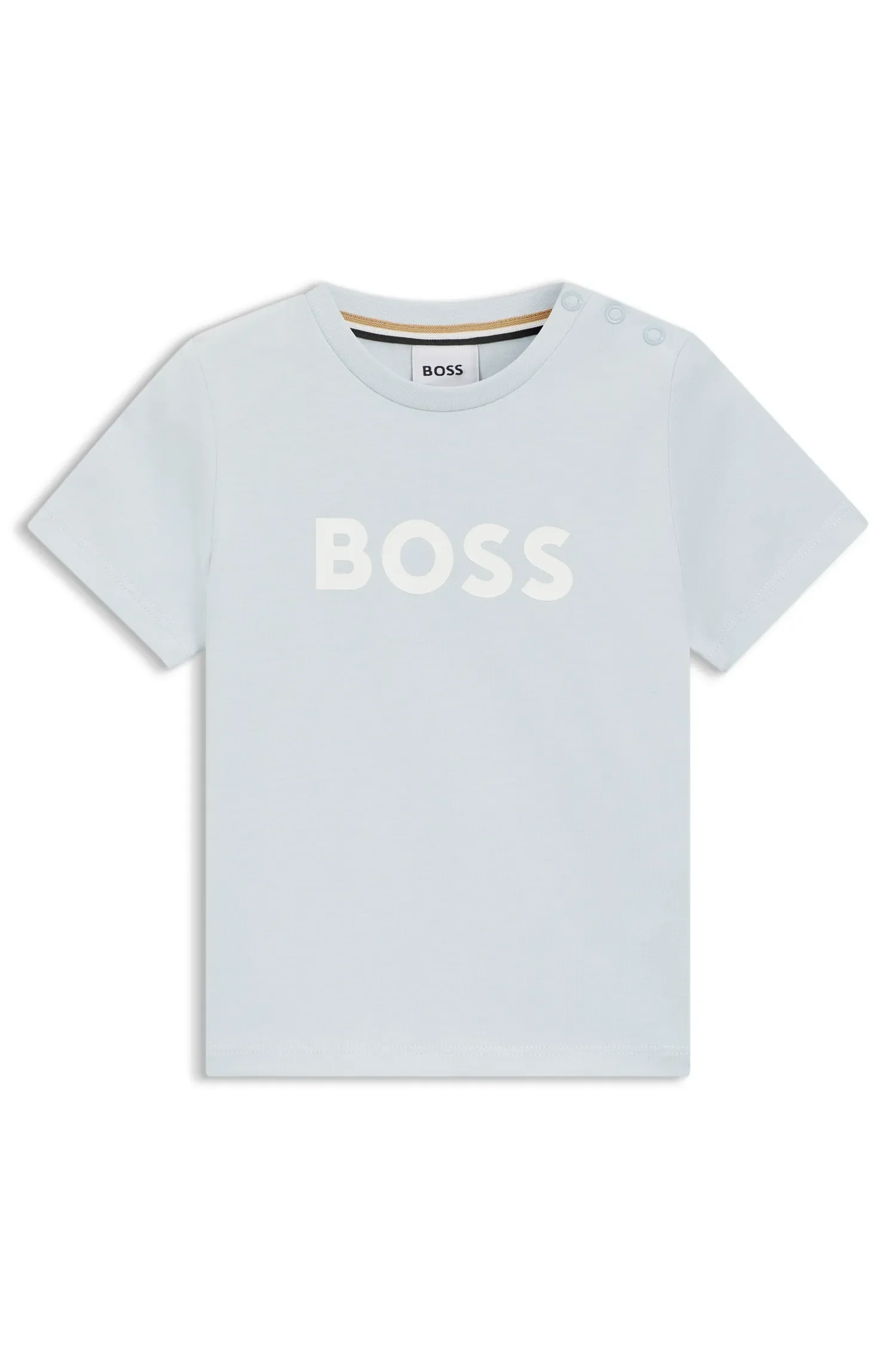 Camiseta Infantil Em Jersey De Algodão Com Logo Estampado — imagem 1