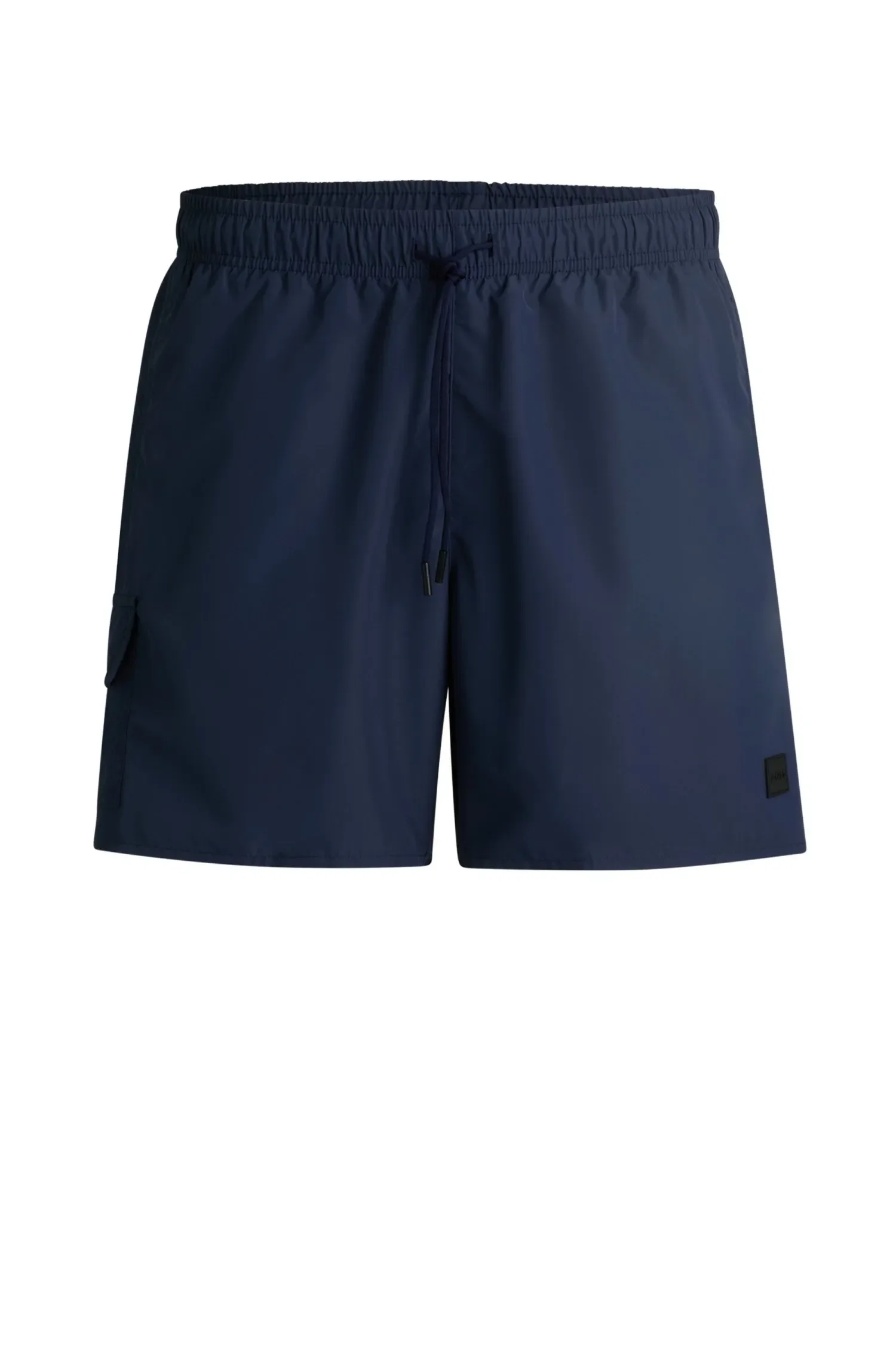 Shorts De Banho Com Bolso Cargo Com Emblema Com Logo — imagem 1