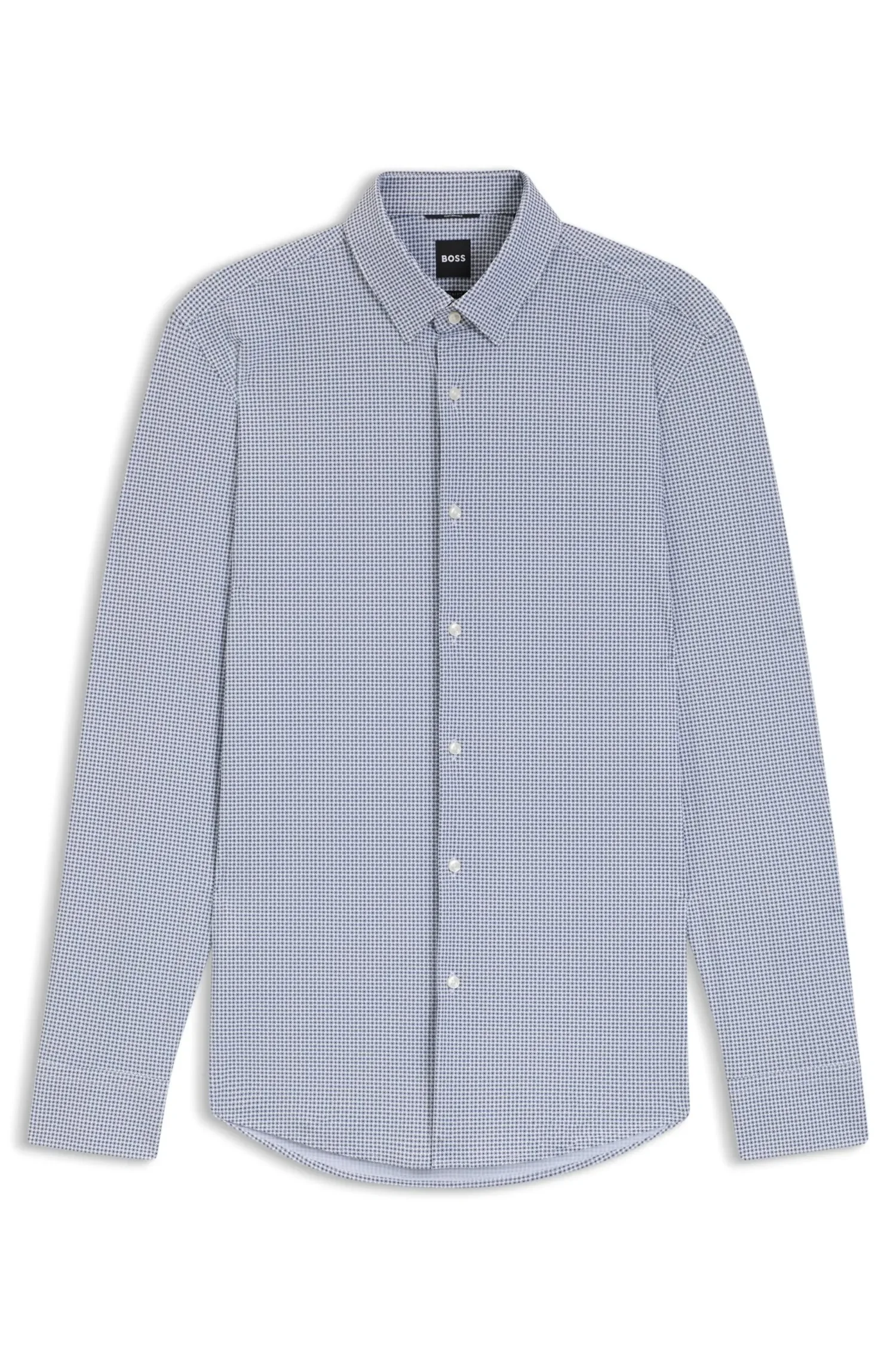 Camisa Slim Fit Estampada Em Jersey — imagem 1