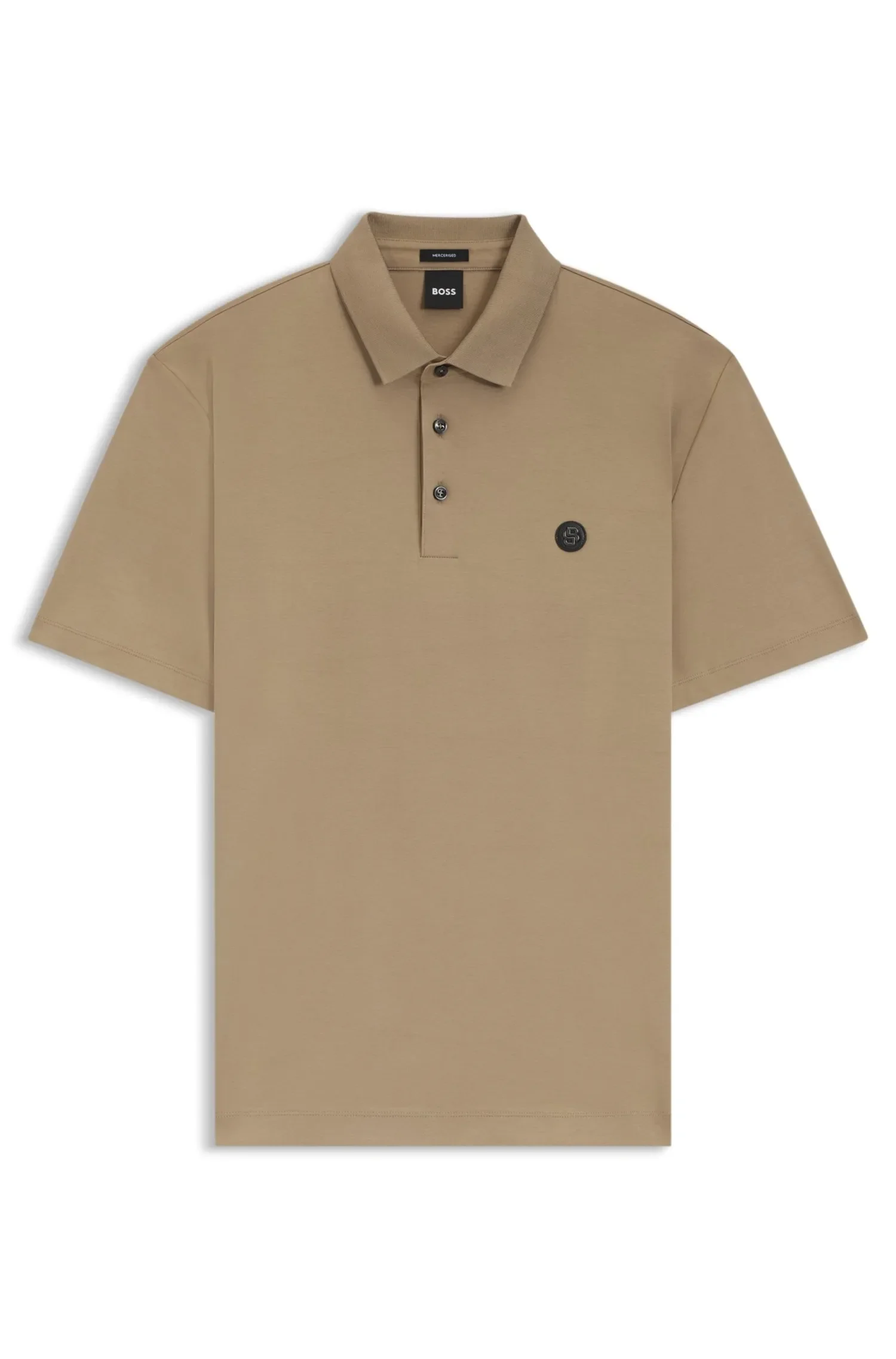 Polo De Algodão Mercerizado Com Monograma Double B — imagem 1