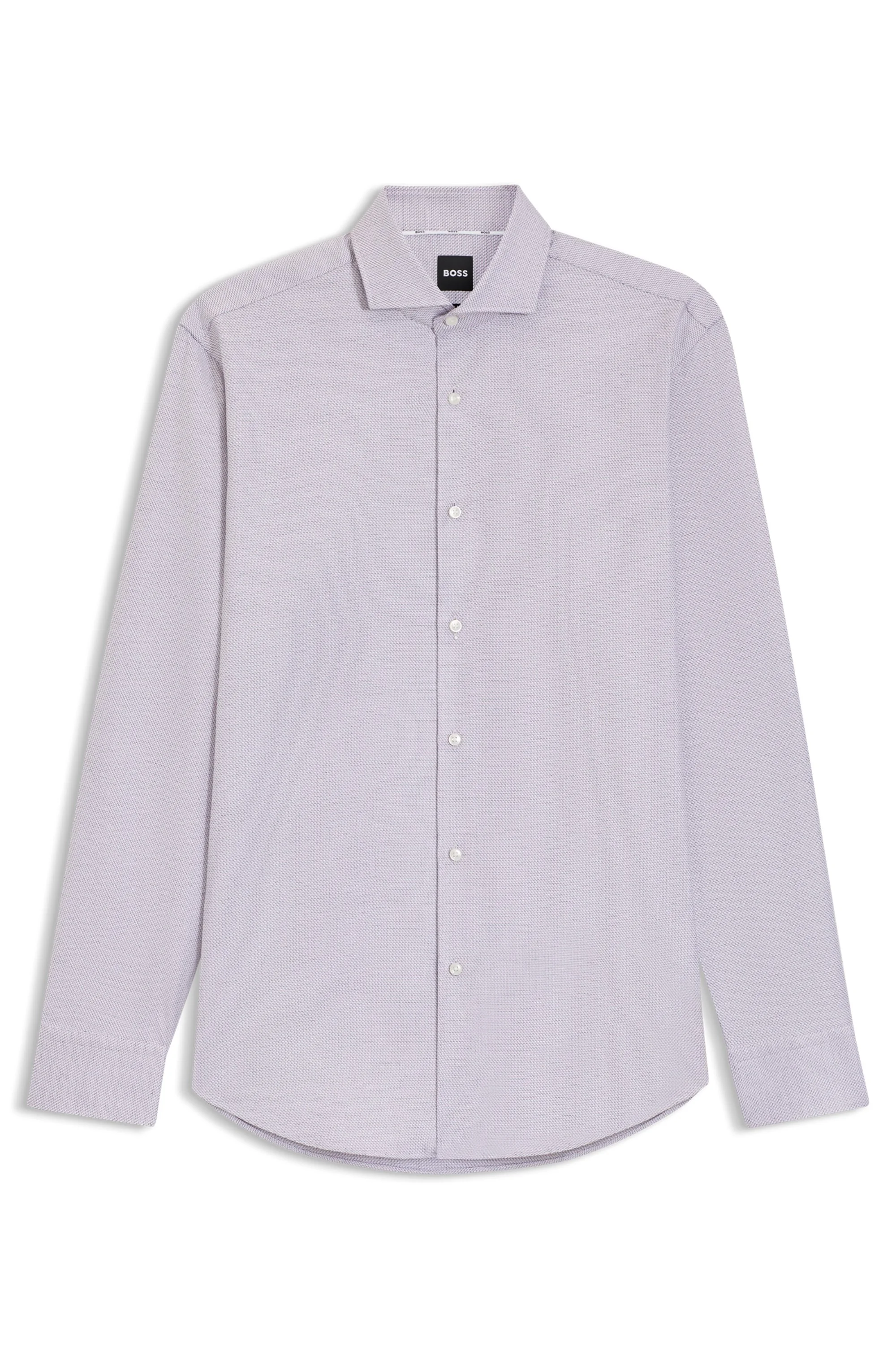 Camisa Regular Fit Em Sarja De Algodão — imagem 1