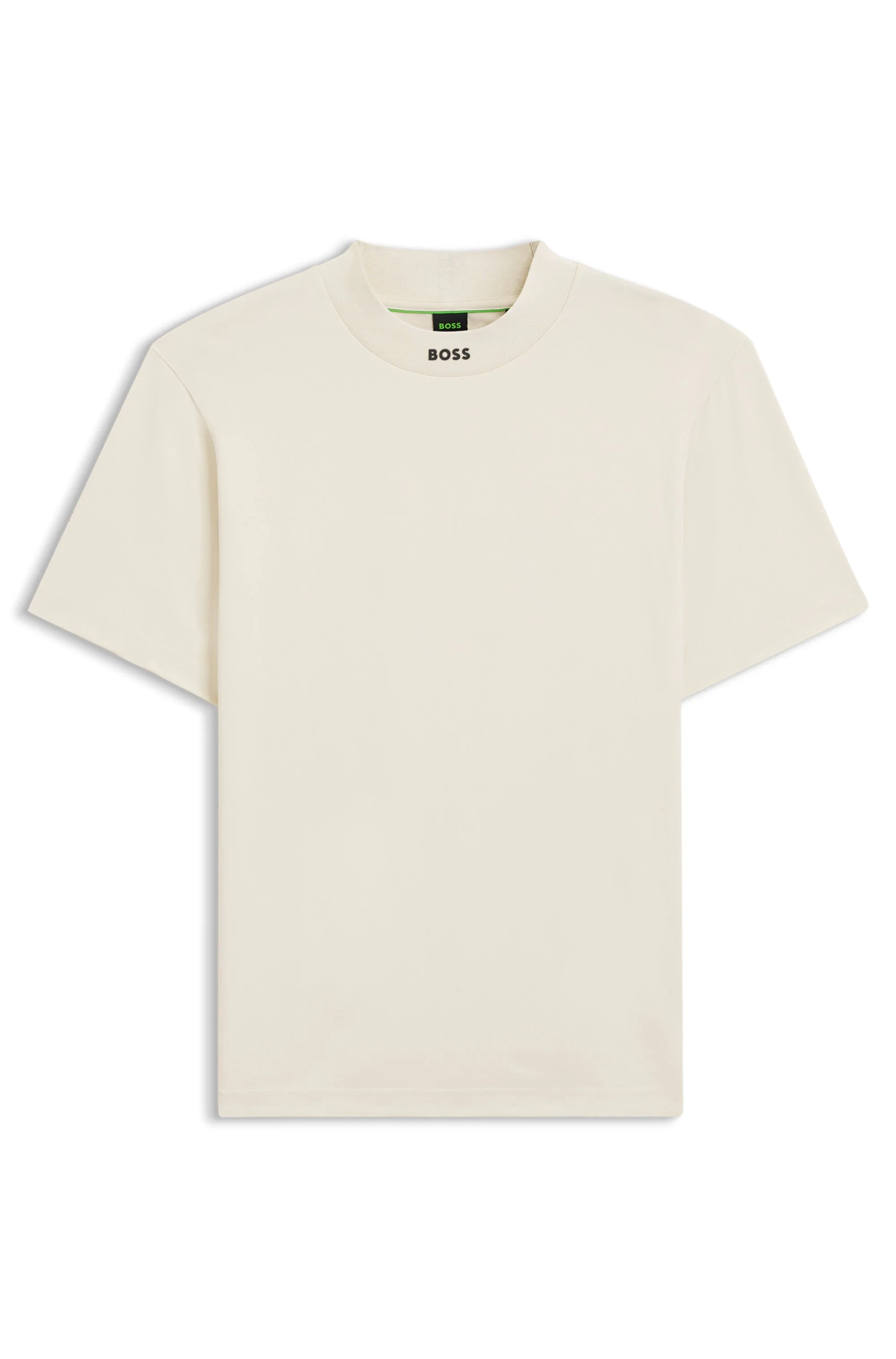 Camiseta Em Algodão Elástico Com Logo — imagem 1