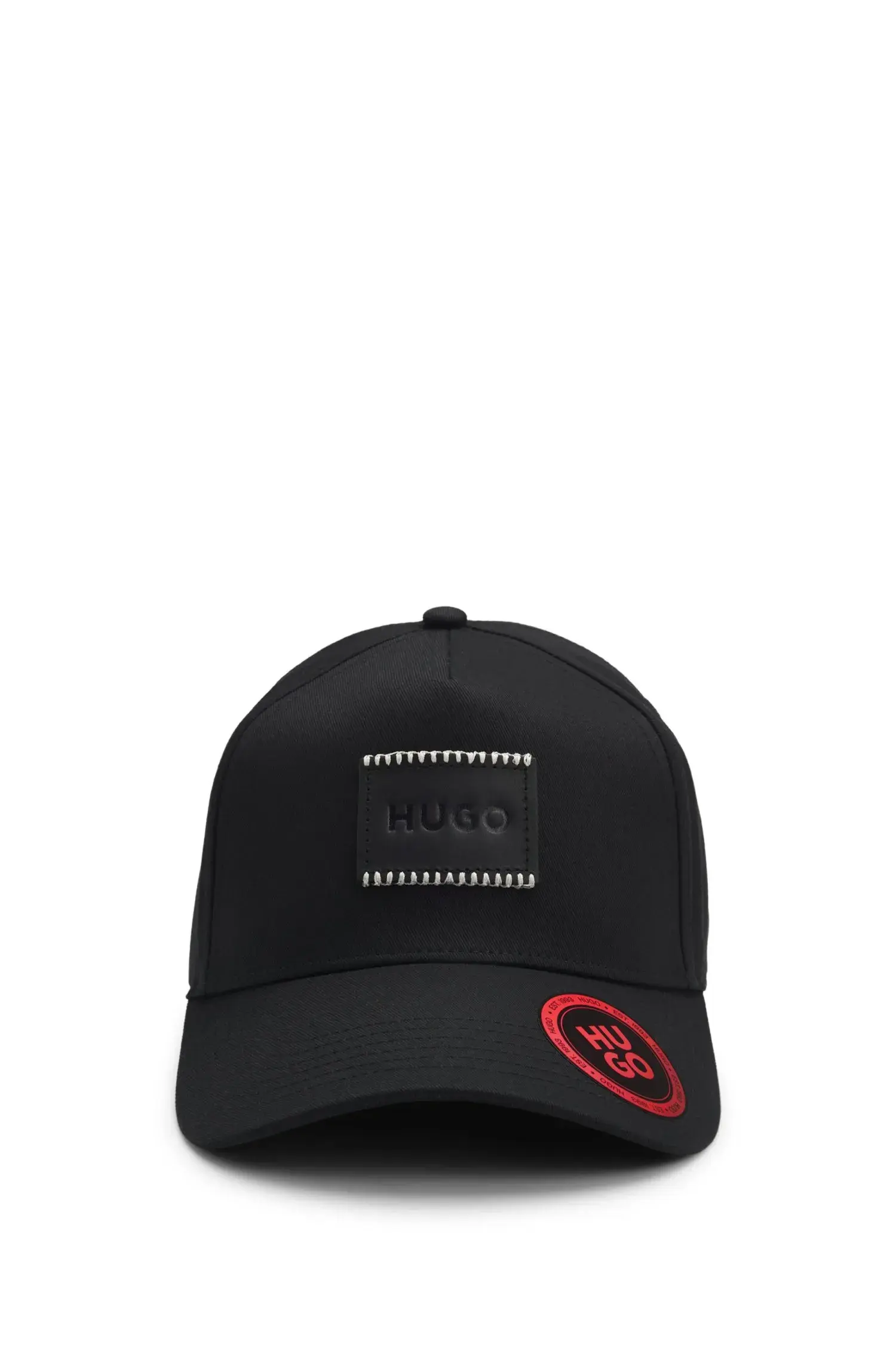 Boné De Algodão Com Emblema De Logo