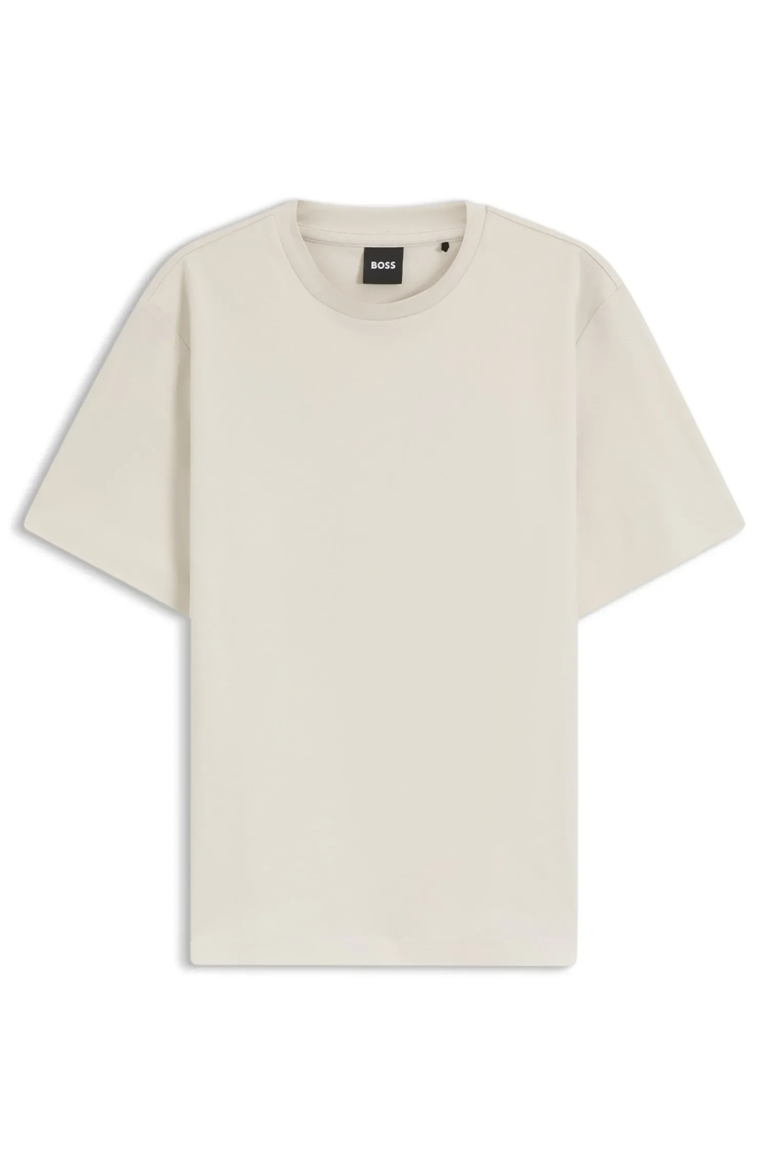 Camiseta De Ajuste Descontraído Em Algodão Mercerizado — imagem 1