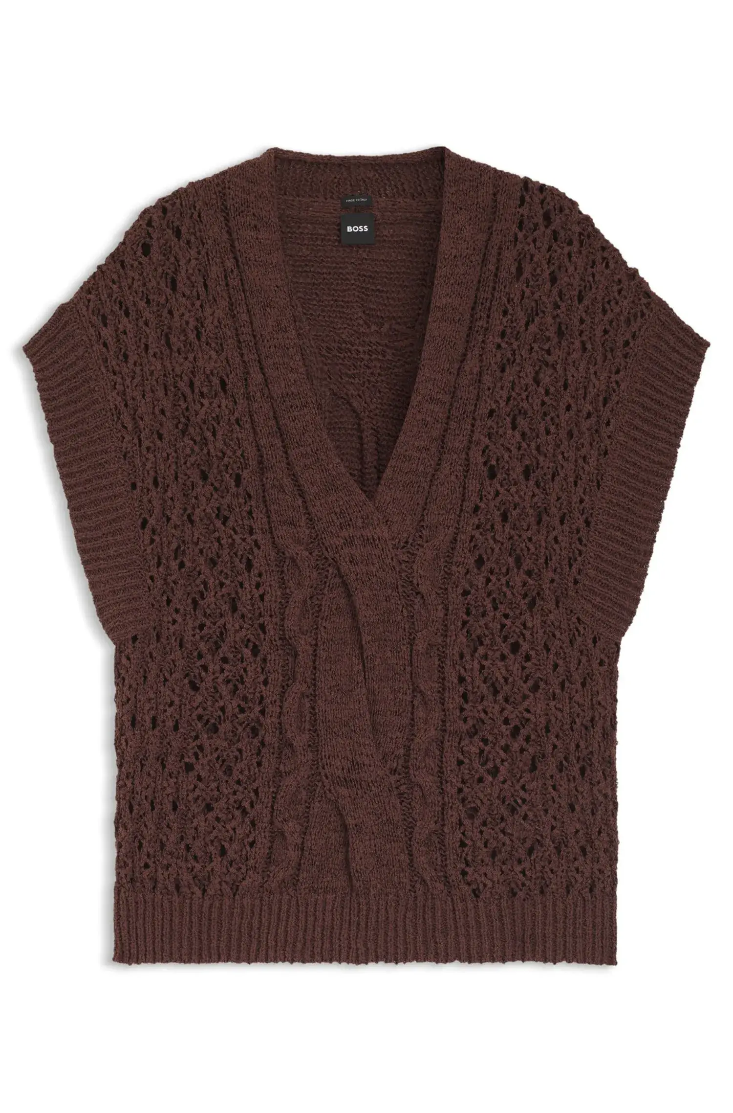 Blusa De Mistura De Algodão