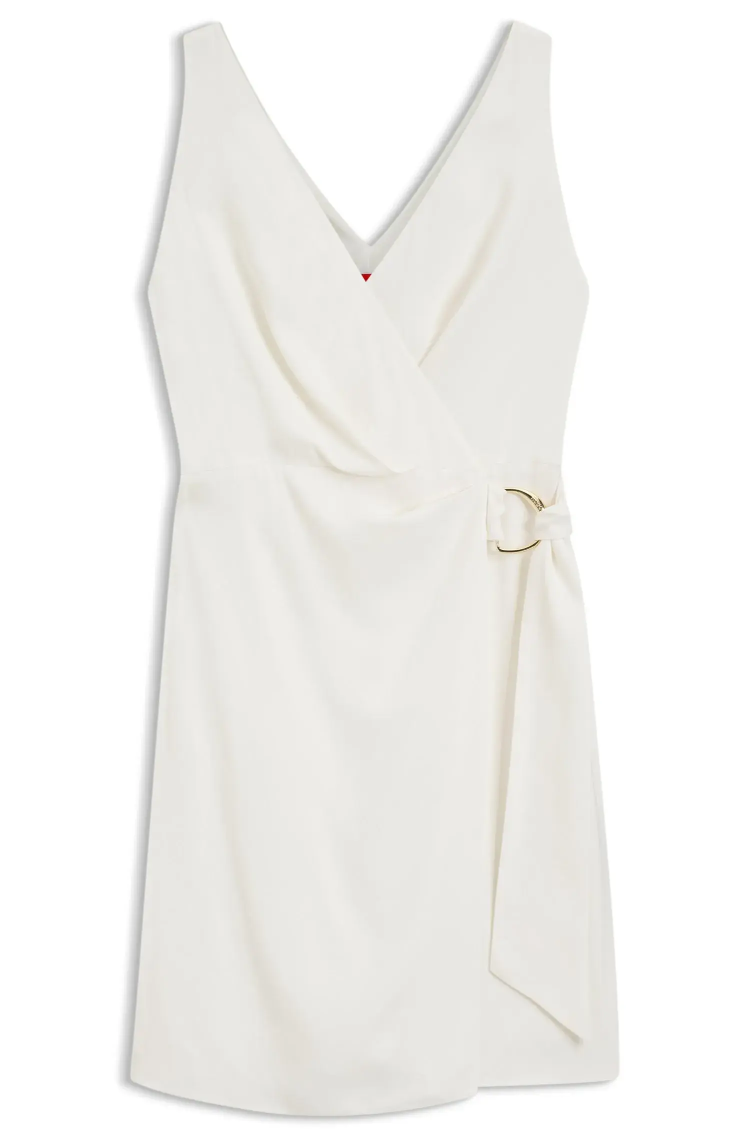 Vestido De Viscose De Ajuste Regular