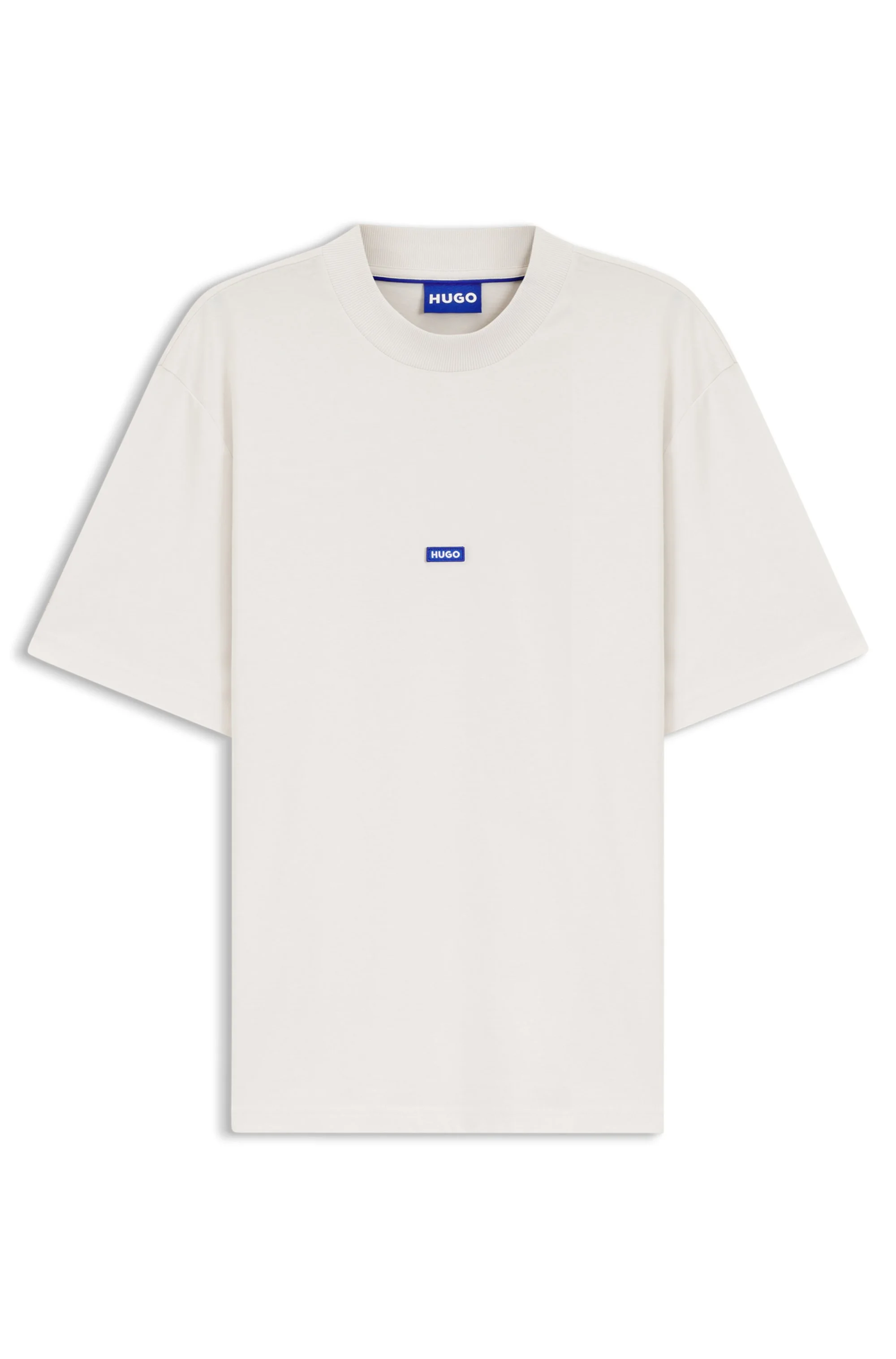 Camiseta Em Jersey De Algodão Com Emblema De Logo — imagem 1