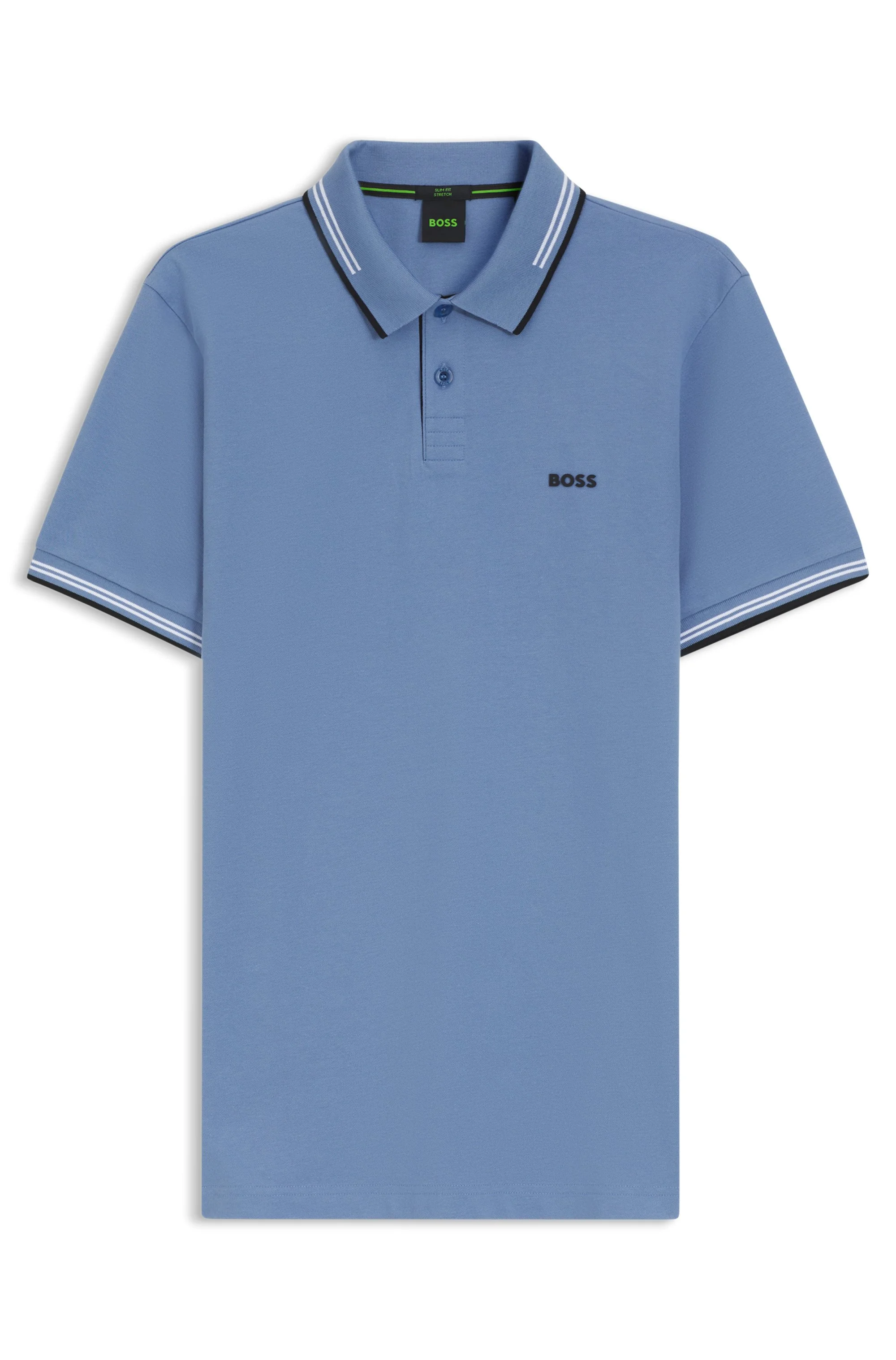 Polo Slim Fit Em Algodão Elástico — imagem 1