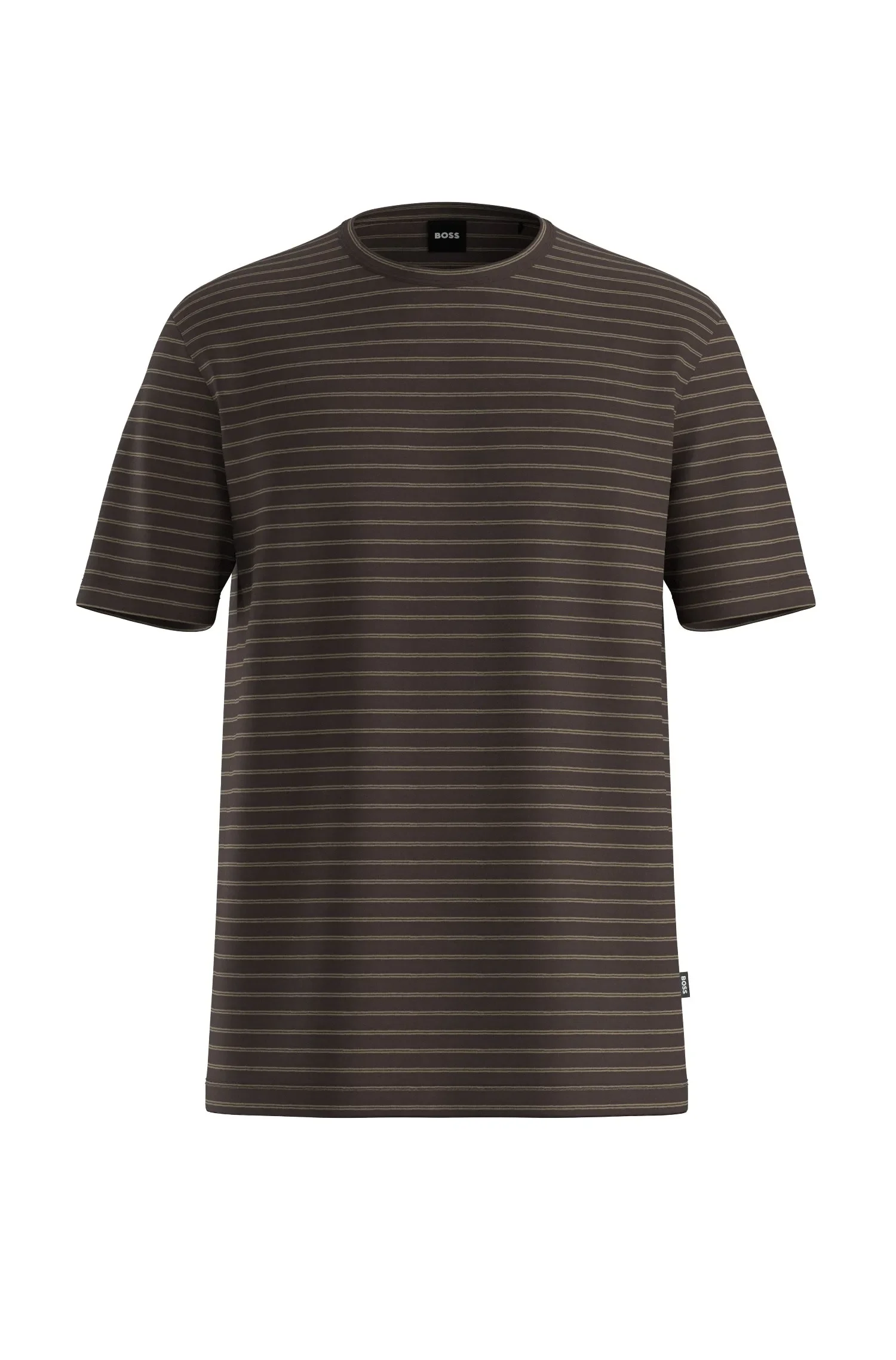 Camiseta Regular Fit Em Algodão E Linho — imagem 1