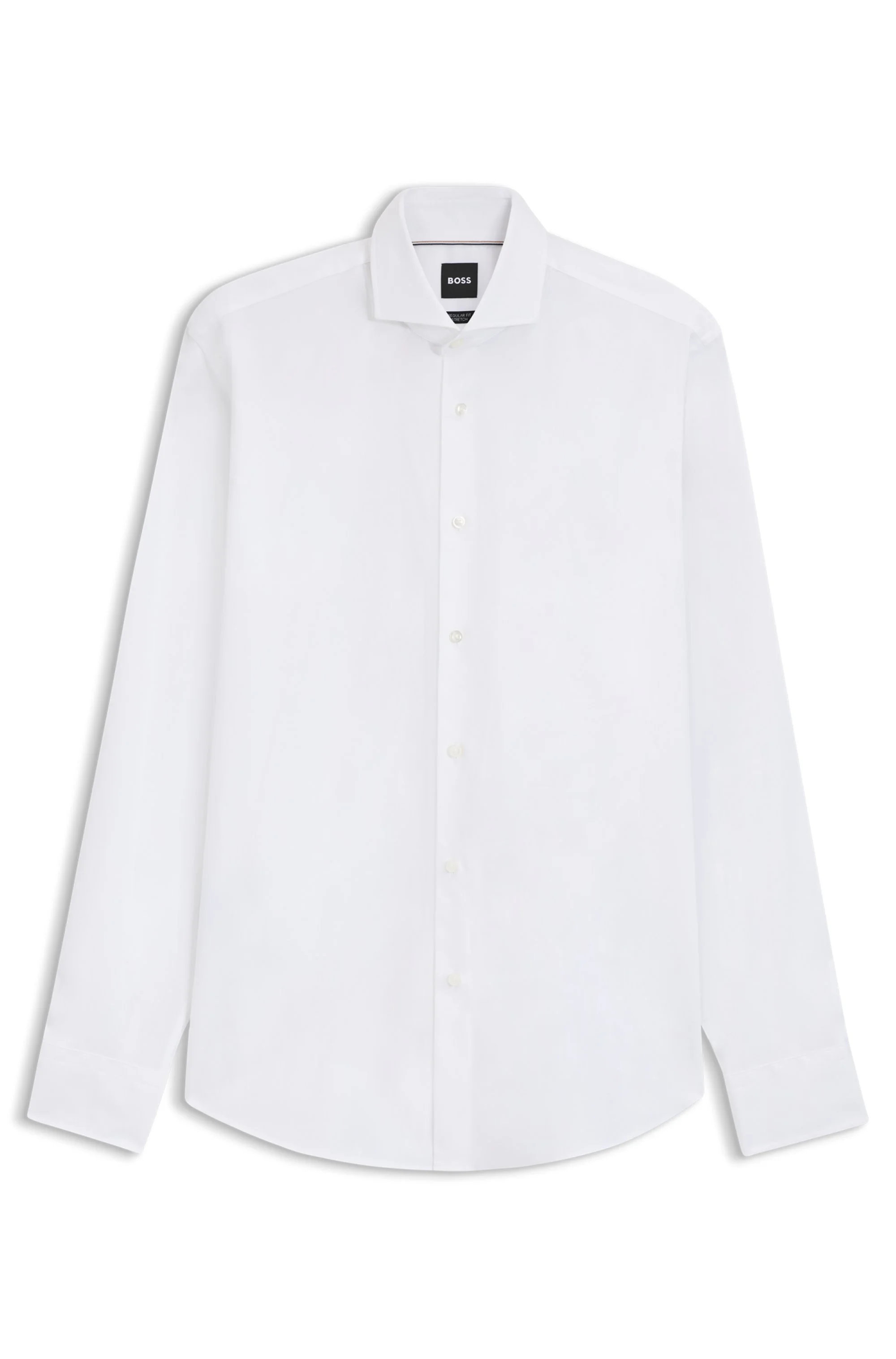 Camisa Regular Fit Em Sarja De Algodão — imagem 1