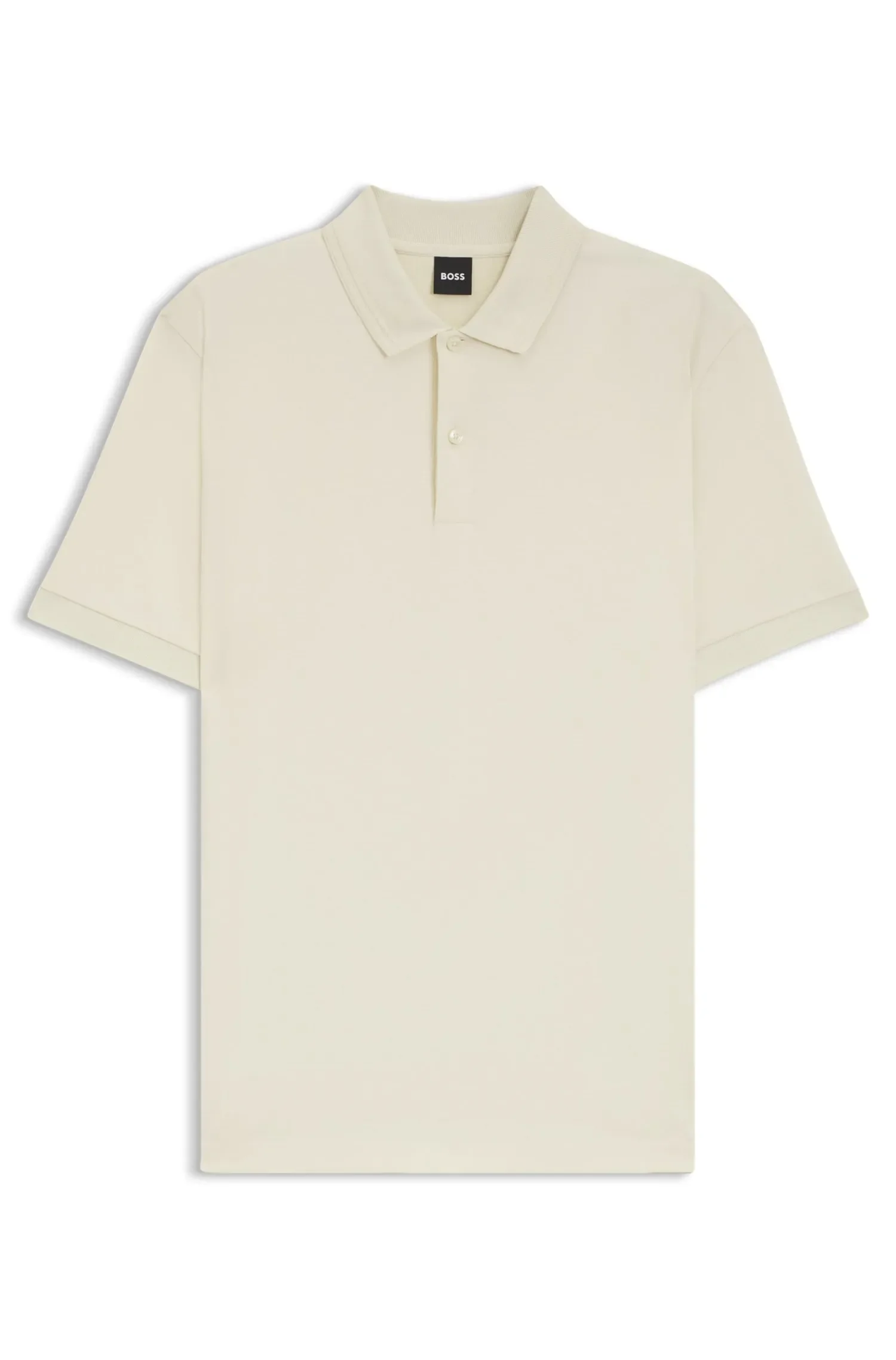 Polo De Mistura De Algodão Com Monograma — imagem 1