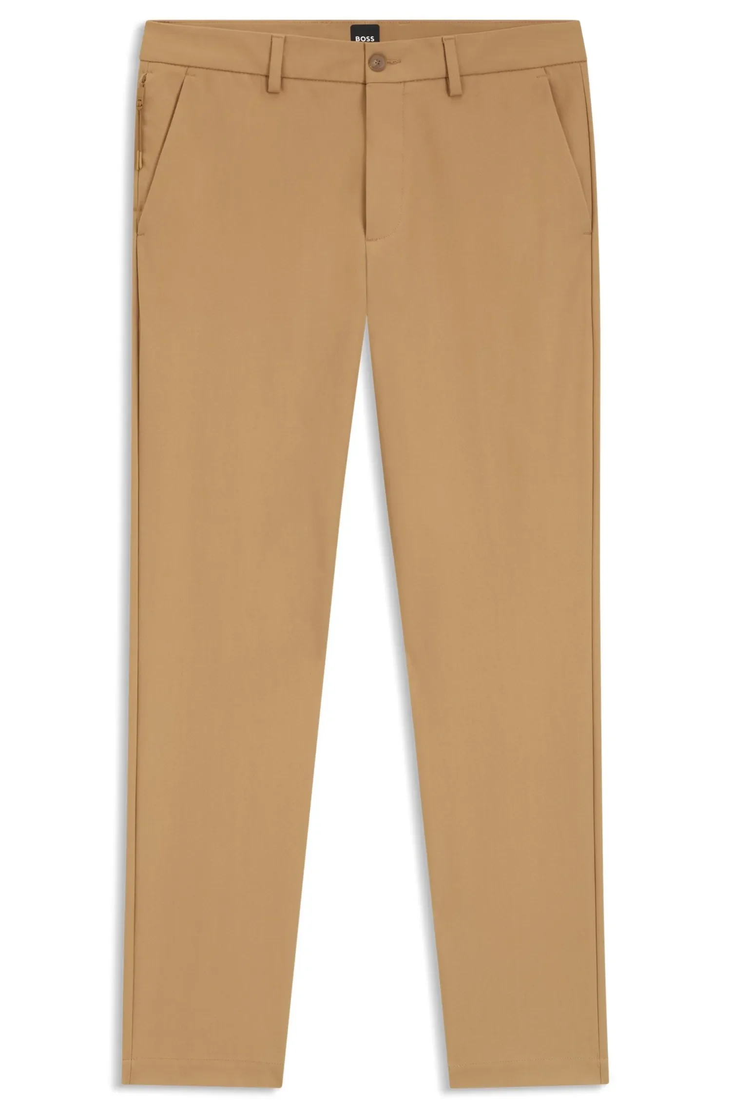 Calça Slim Fit Em Mistura De Algodão — imagem 1