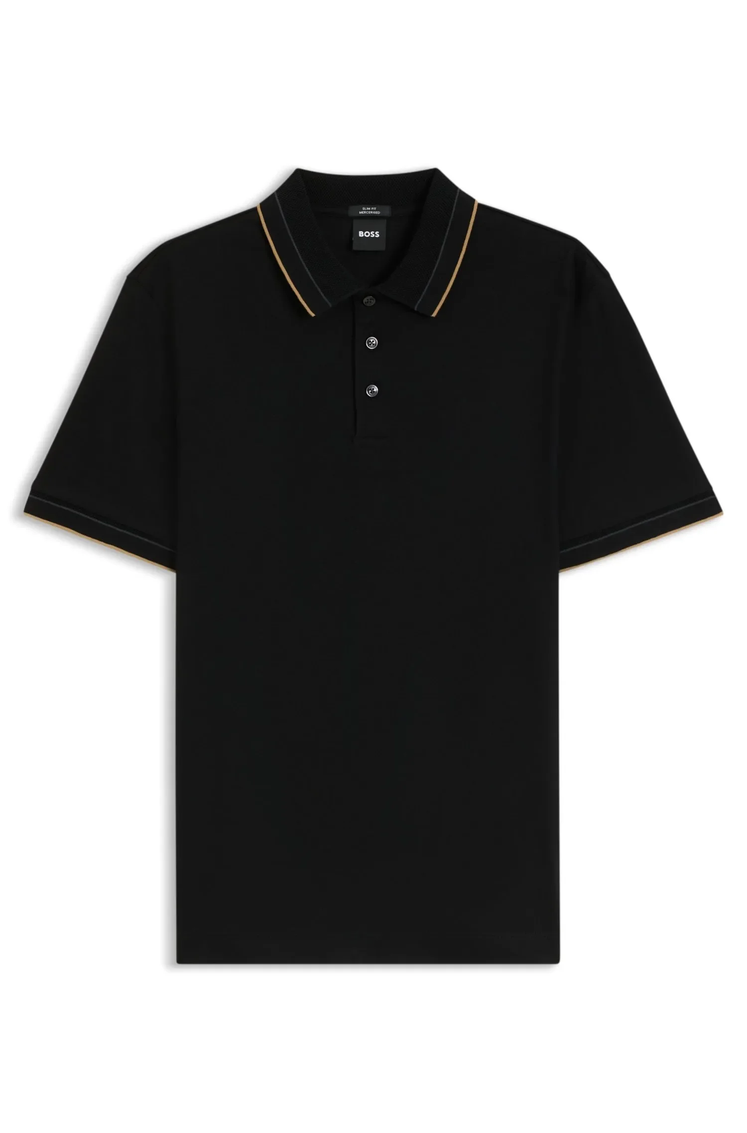 Polo Slim Fit Em Algodão Mercerizado — imagem 1