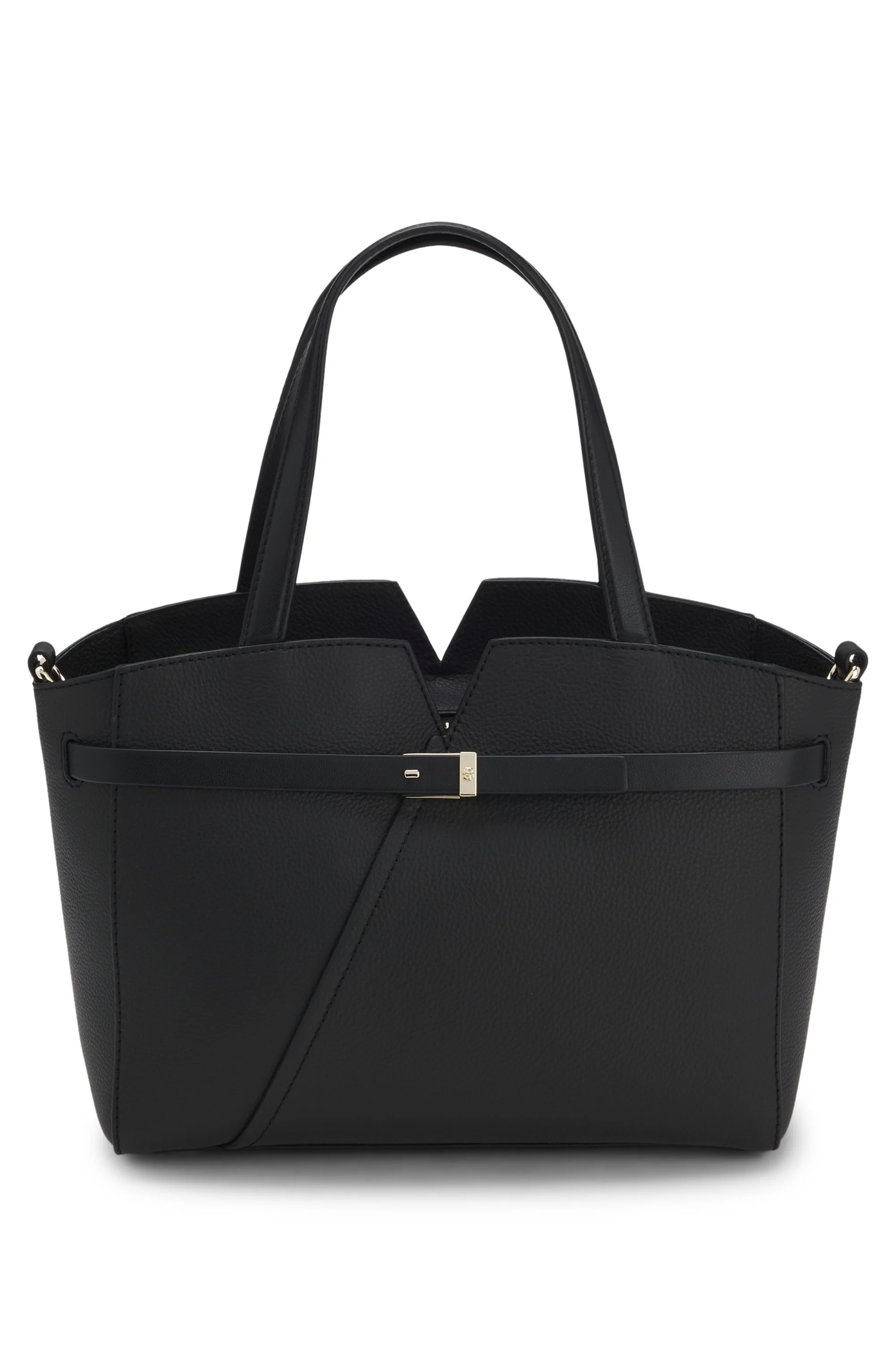 Bolsa Tote Revers em Couro Com Detalhe de Cinto — imagem 1