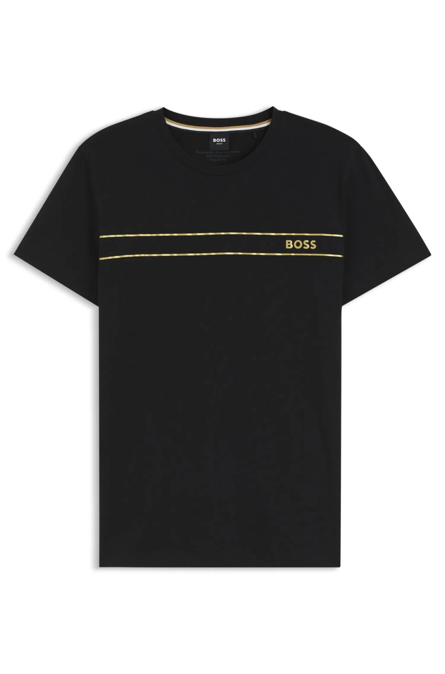 Camiseta Regular Fit Em Algodão Com Proteção Uv — imagem 1