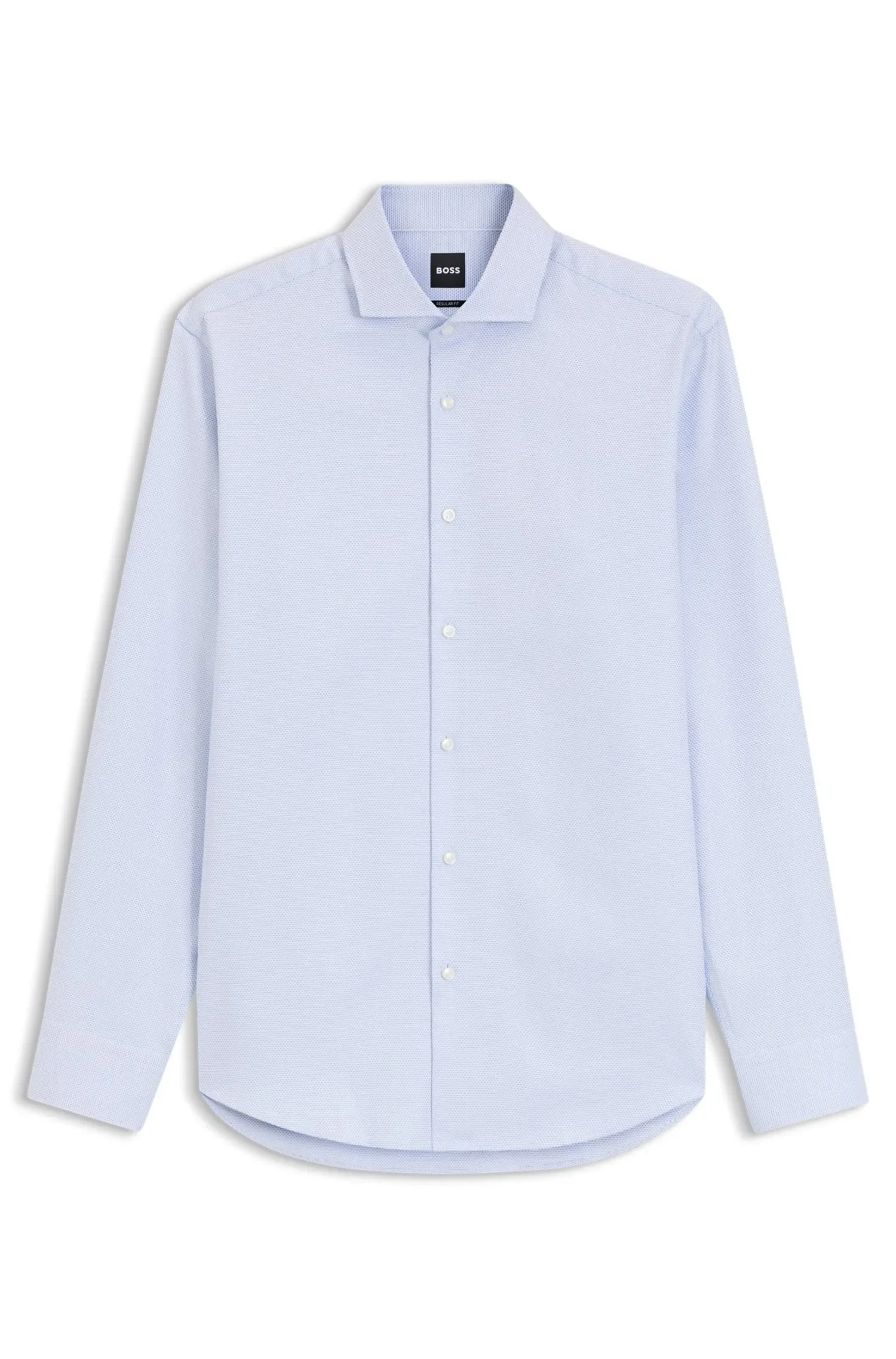 Camisa Social Regular Fit Em Algodão Estruturado — imagem 1