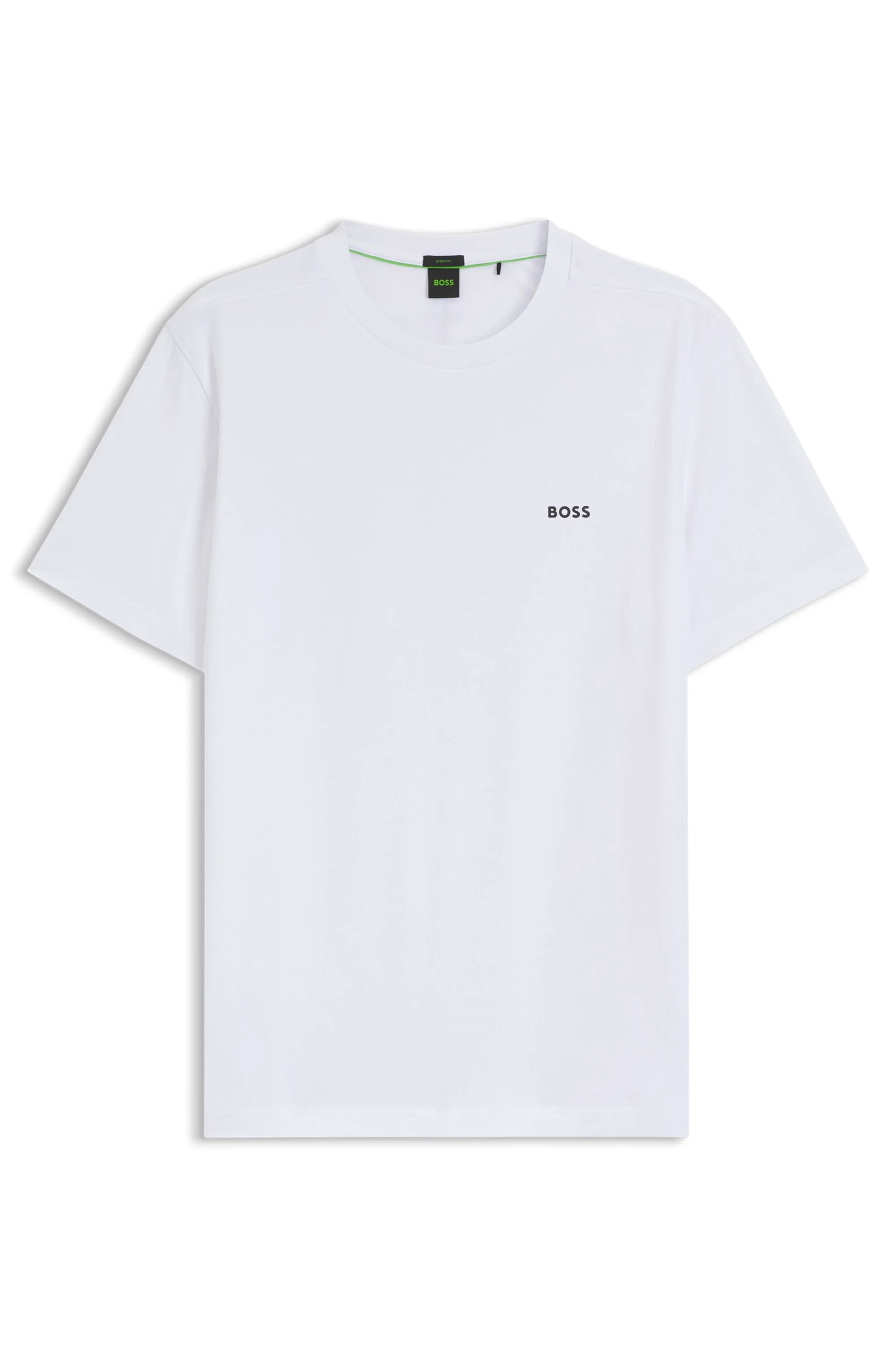 Camiseta de algodão com logo contrastante — imagem 1
