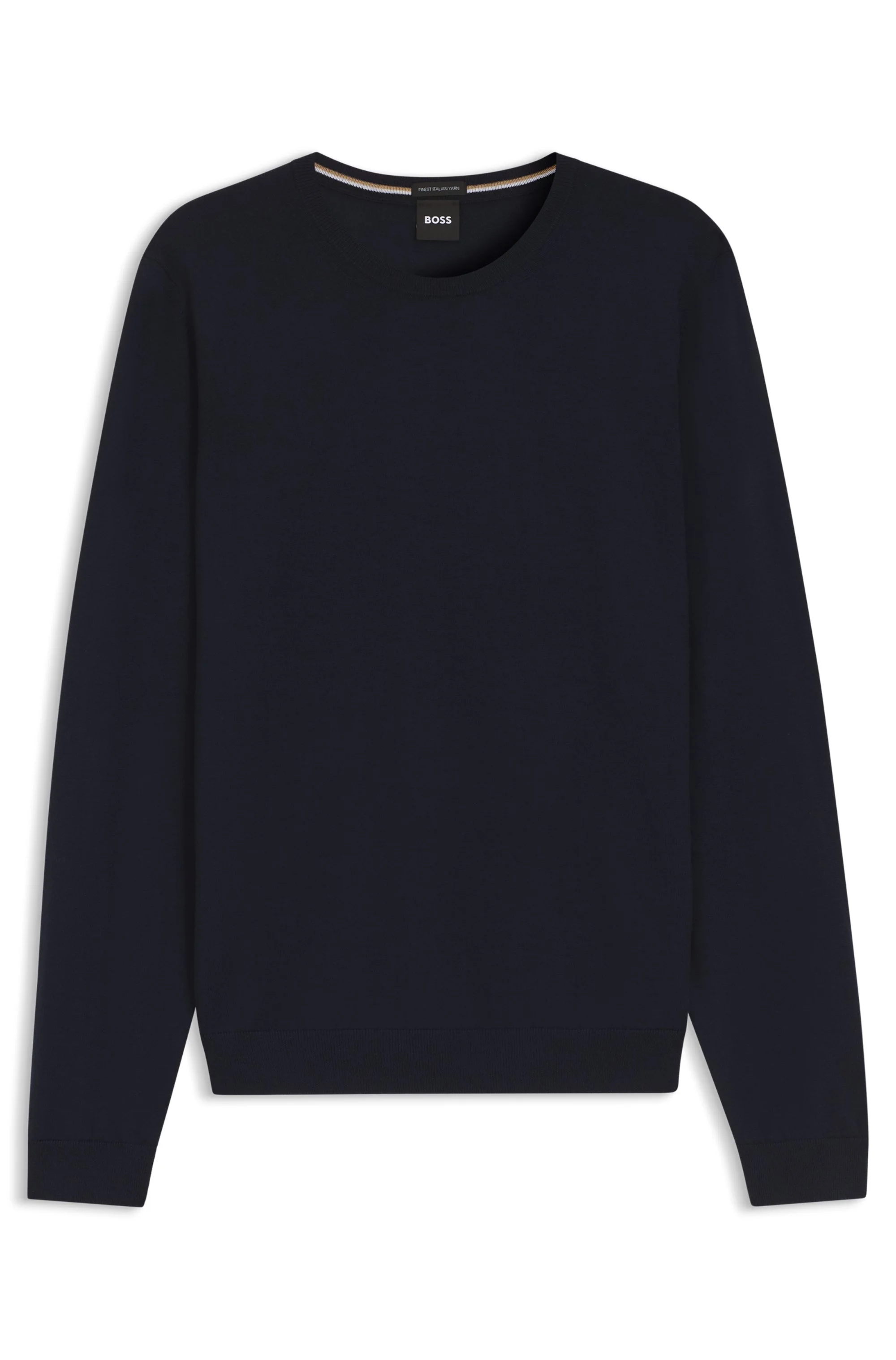 Sueter Slim Fit Em Lã Virgem — imagem 1