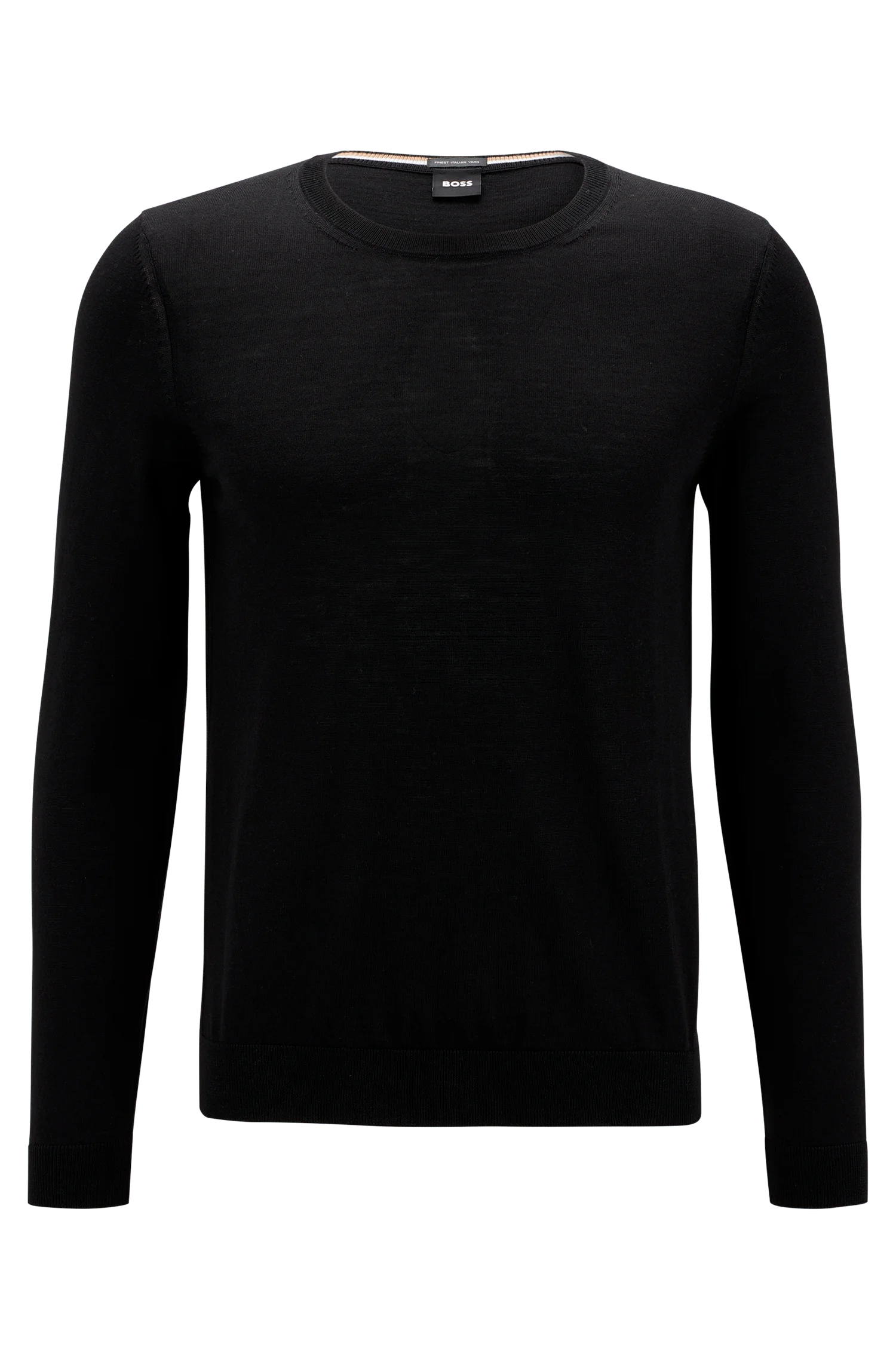 Sueter Slim Fit Em Lã Virgem — imagem 1