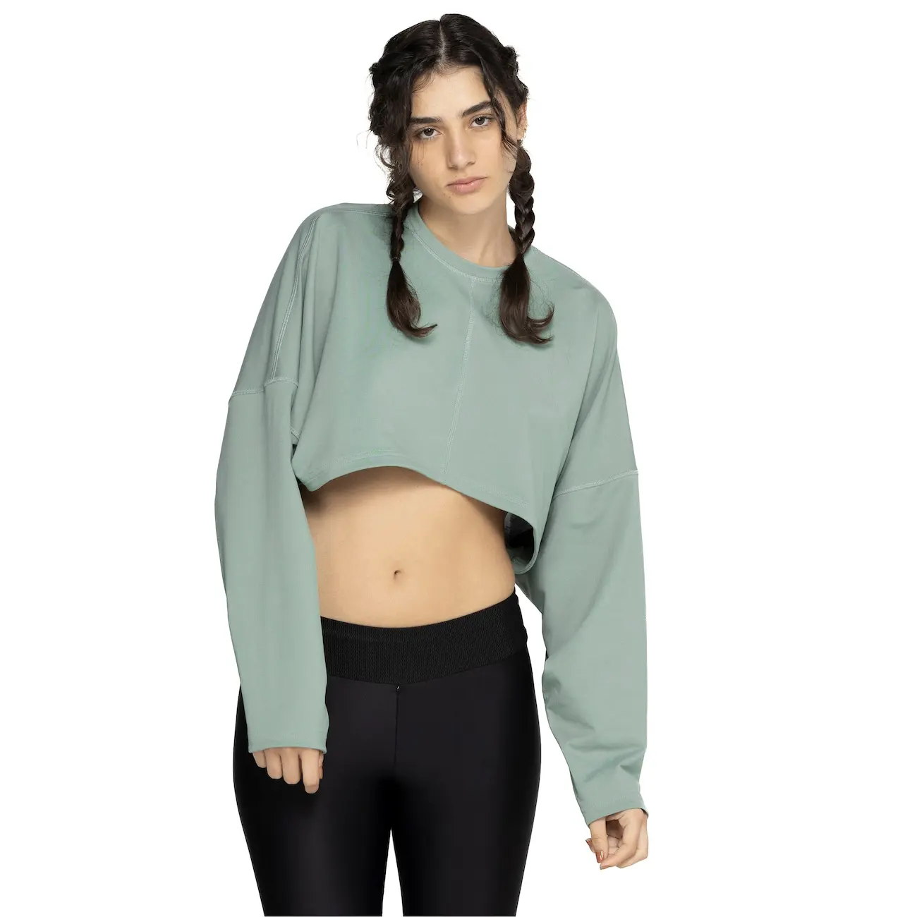 Blusa Cropped Feminina Adidas Yoga Studio