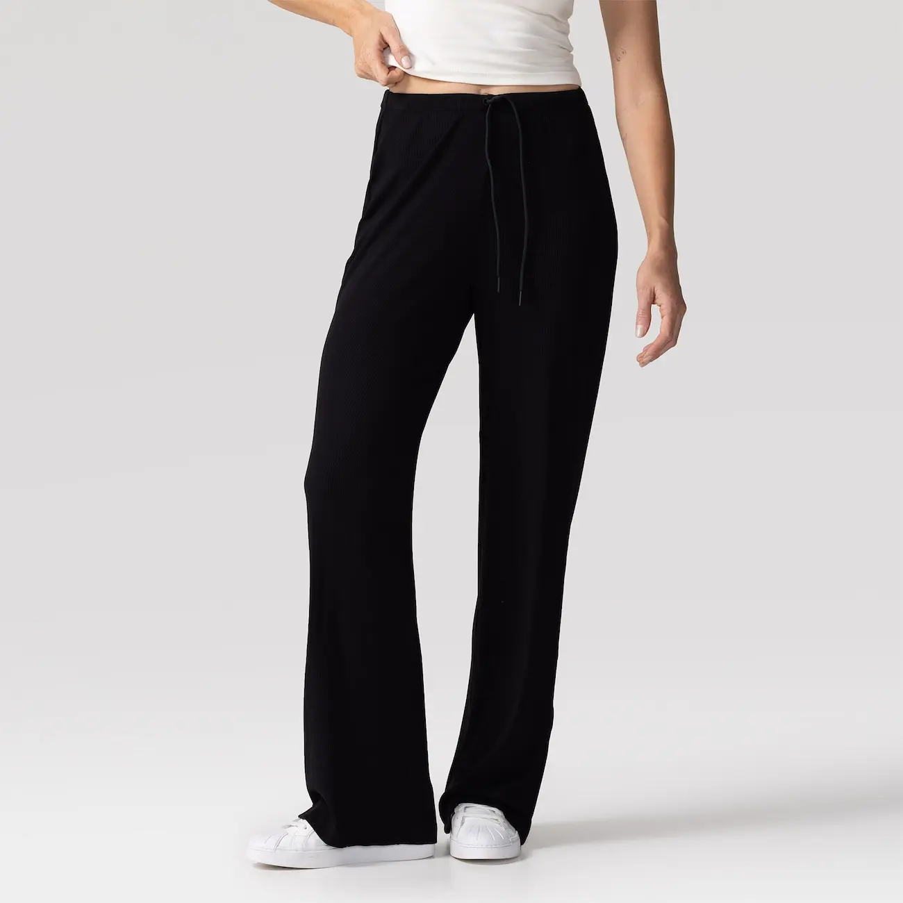 Calça Fila Wide Essentials Canelada Feminina
