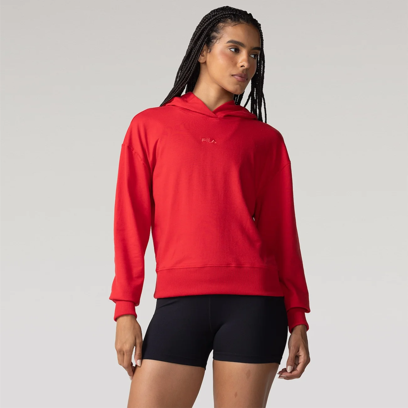Blusão Fila Com Capuz Basic Classic L - Feminino — imagem 1