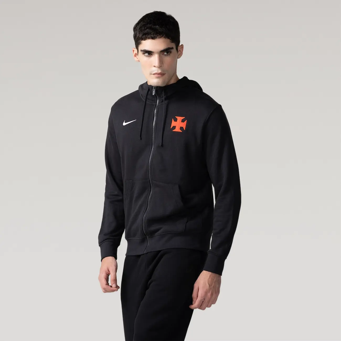 Blusão do Vasco Nike Club Hoodie FZ Masculina