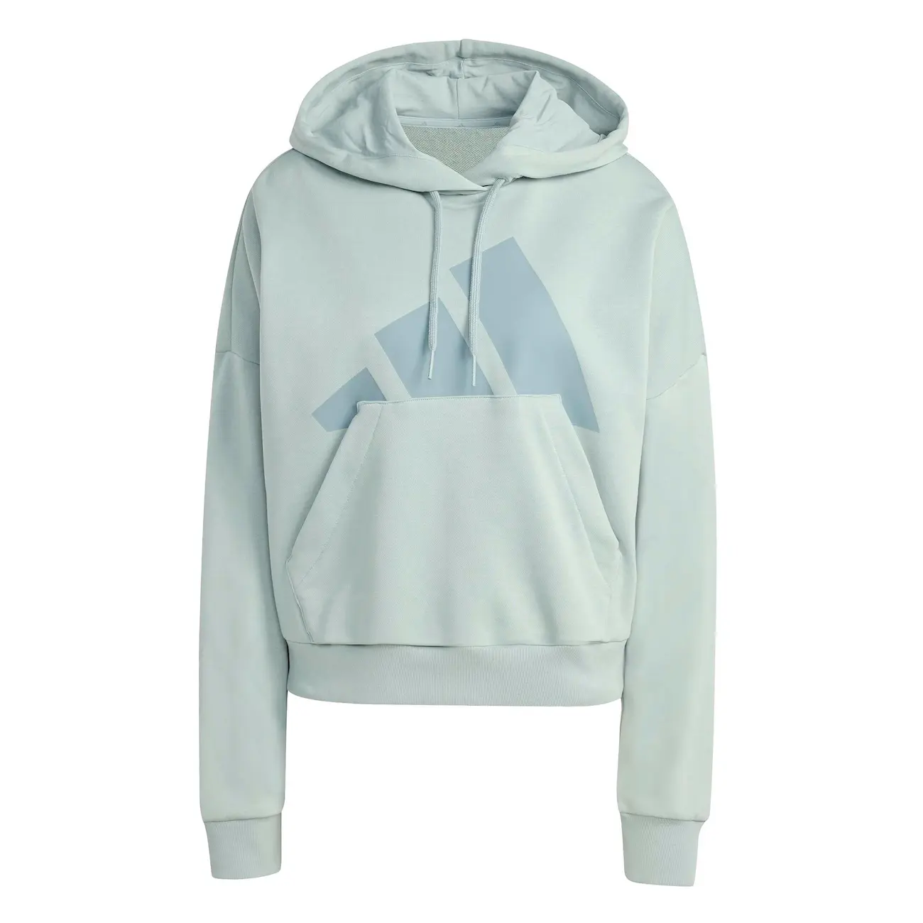 Blusa de Moletom Feminina Adidas com Capuz Big Logo