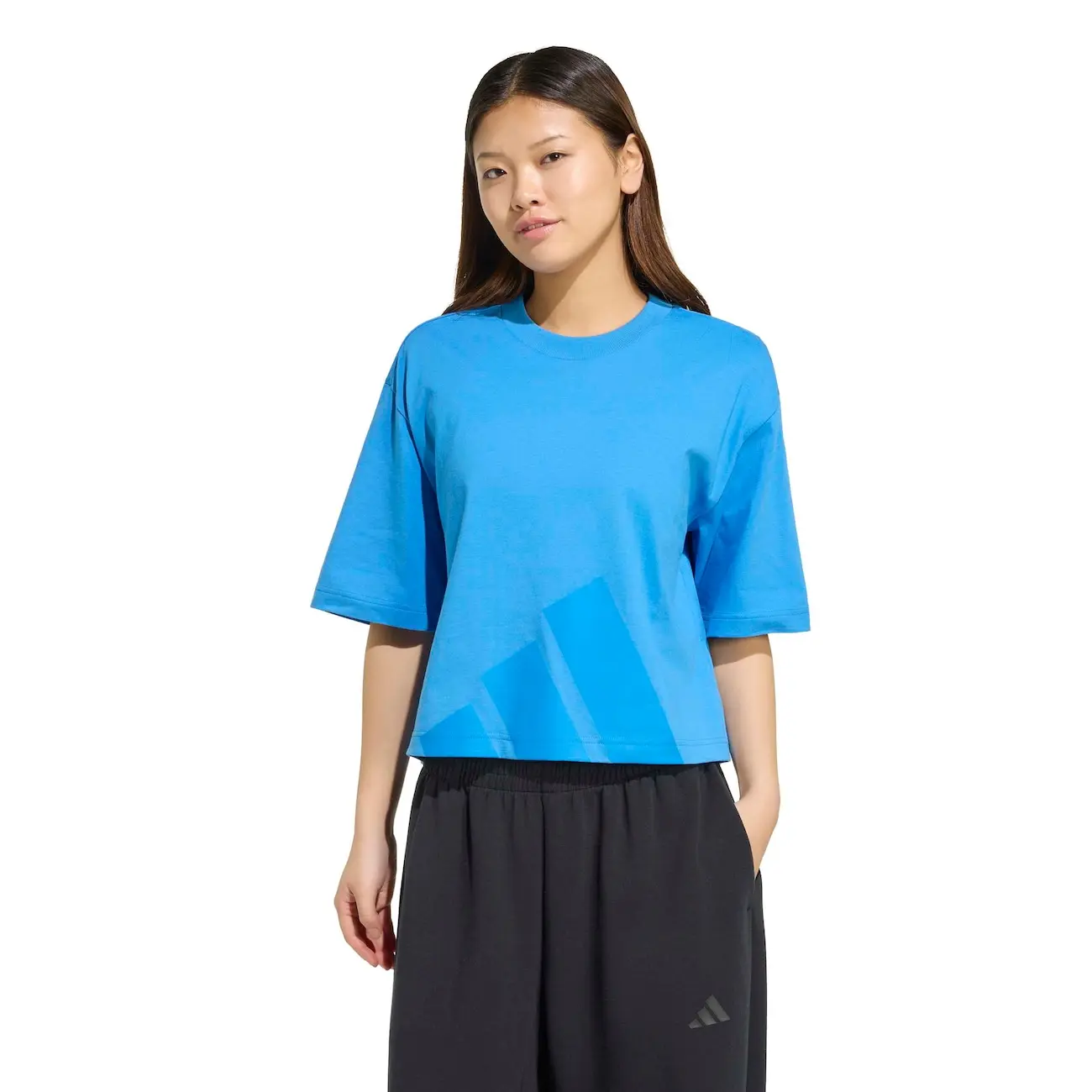 Blusa Cropped Feminina Adidas Big Logo